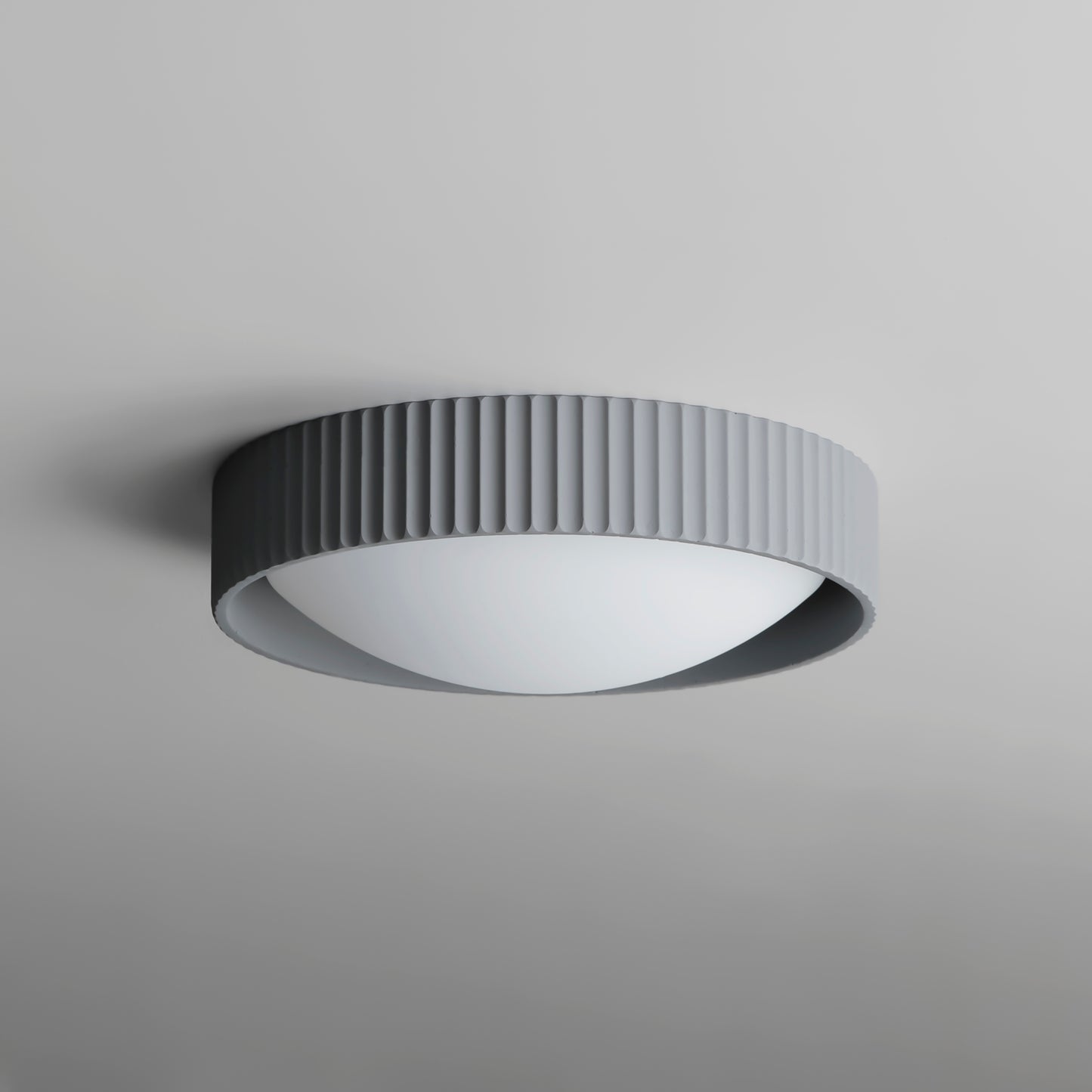 Souffle 14" LED Flush Mount Gray by ET2