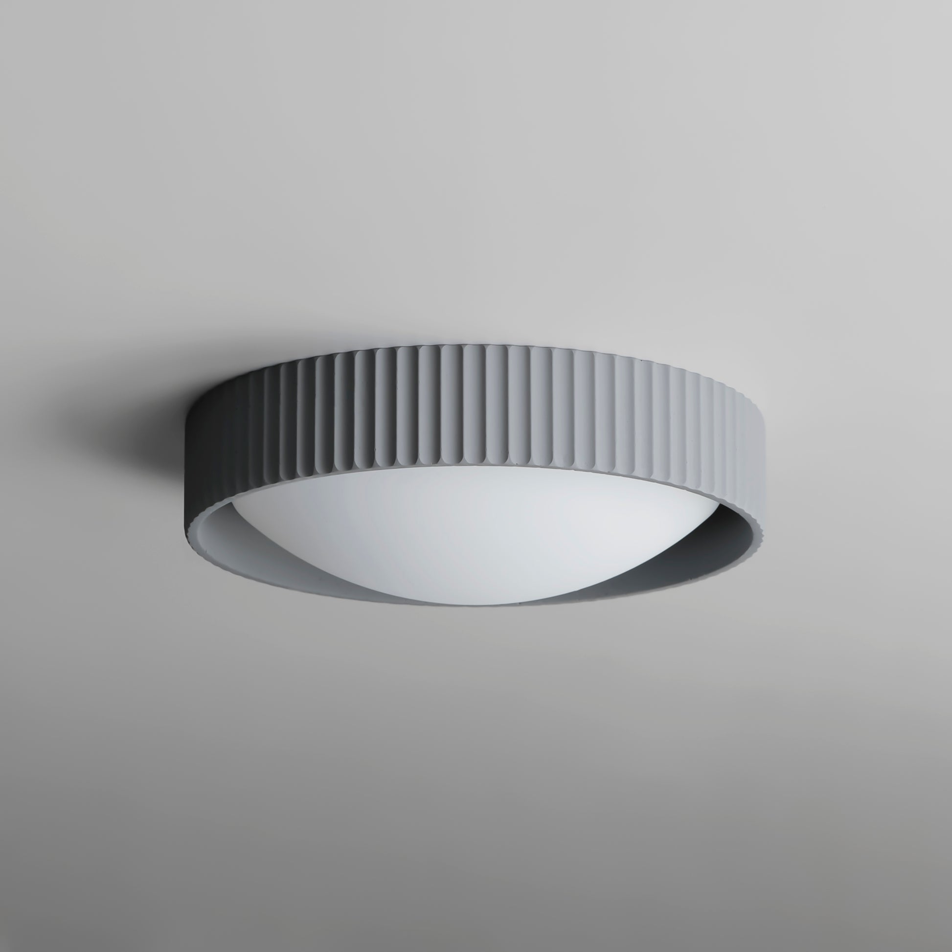 Souffle 14" LED Flush Mount Gray by ET2