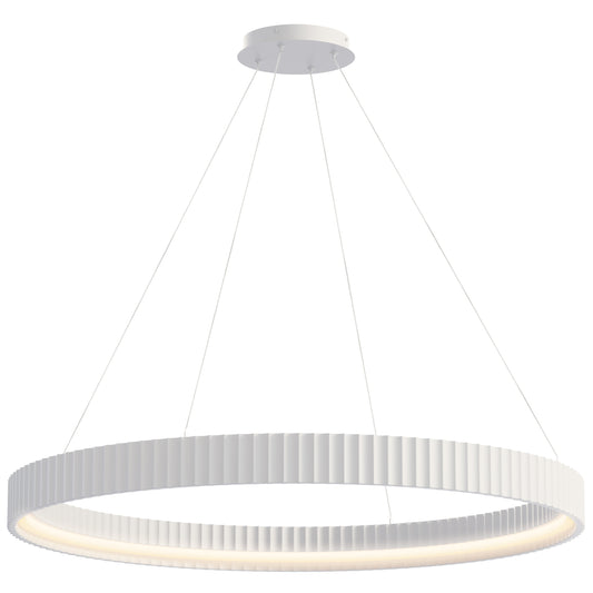 Souffle 41" LED Ring Pendant Chaulk White by ET2