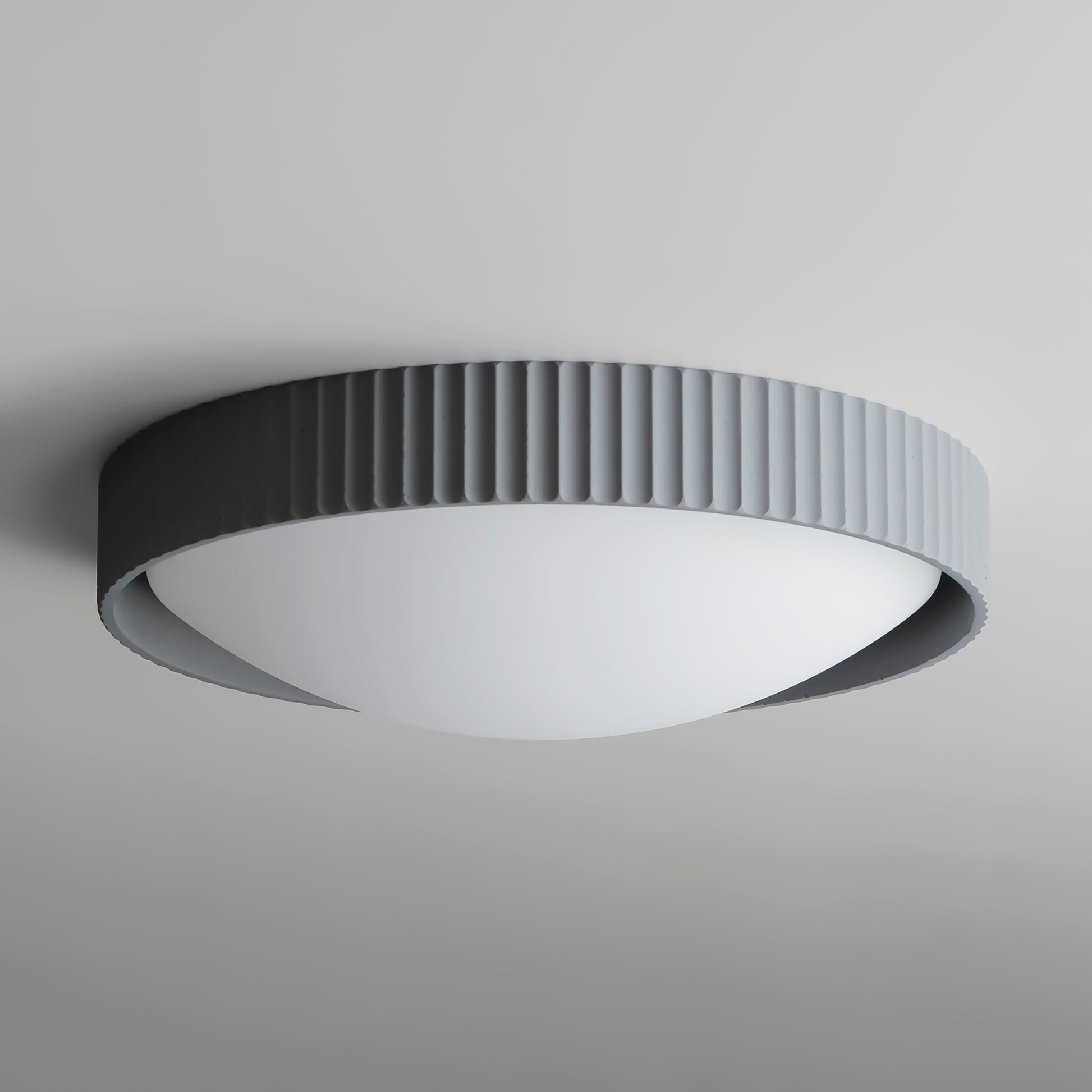 Souffle 18" LED Flush Mount Gray by ET2
