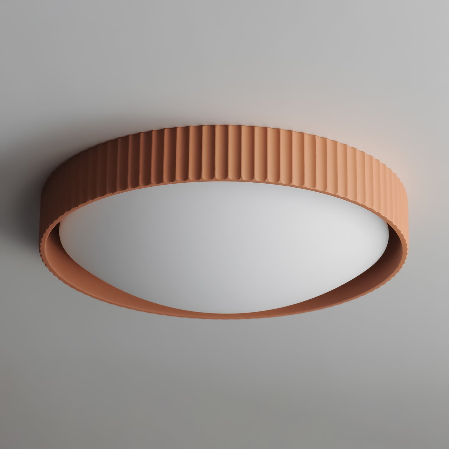 Souffle 18" LED Flush Mount Terra Cotta by ET2