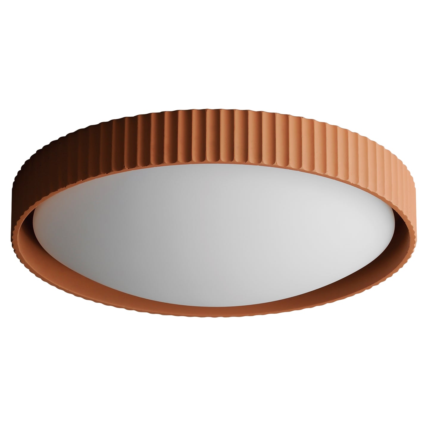 Souffle 22" LED Flush Mount Terra Cotta by ET2