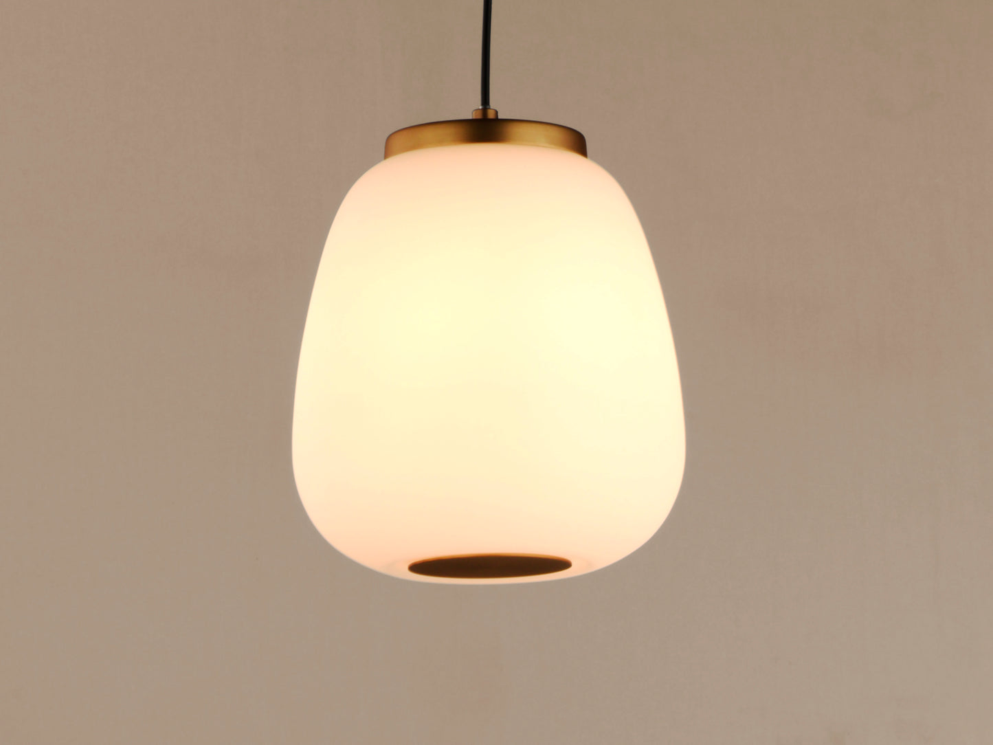 Soji 2-Light LED Pendant Black/Gold by ET2