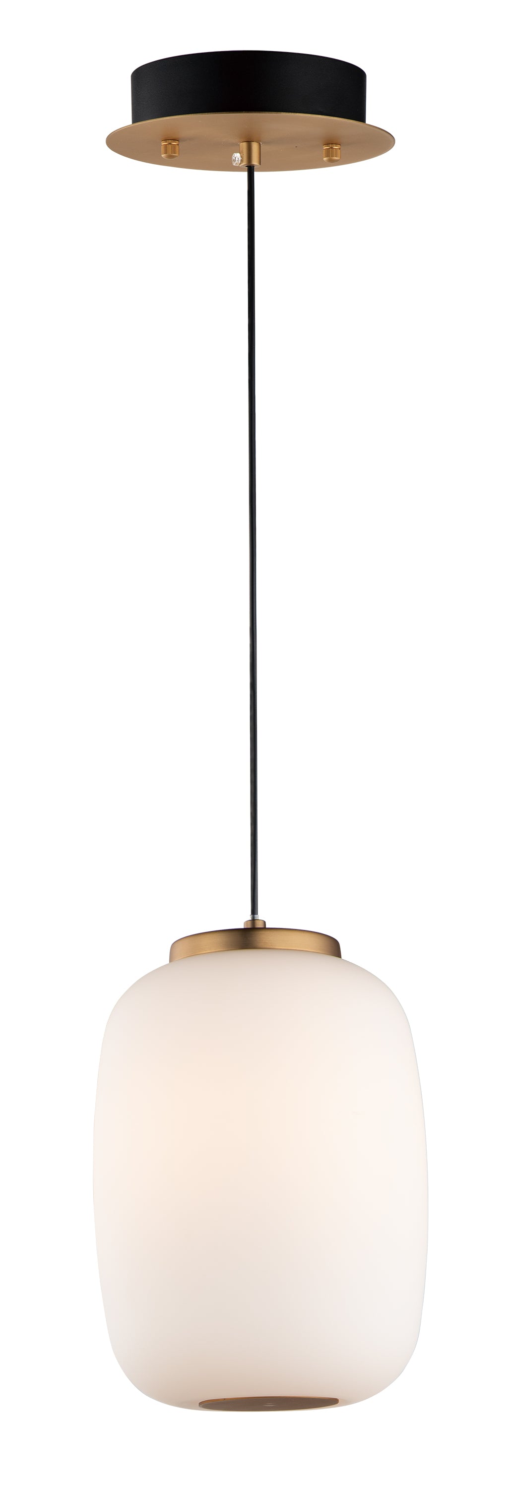 Soji 2-Light LED Pendant Black/Gold by ET2
