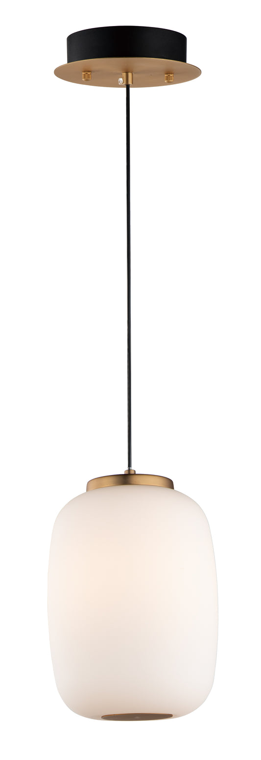 Soji 2-Light LED Pendant Black/Gold by ET2