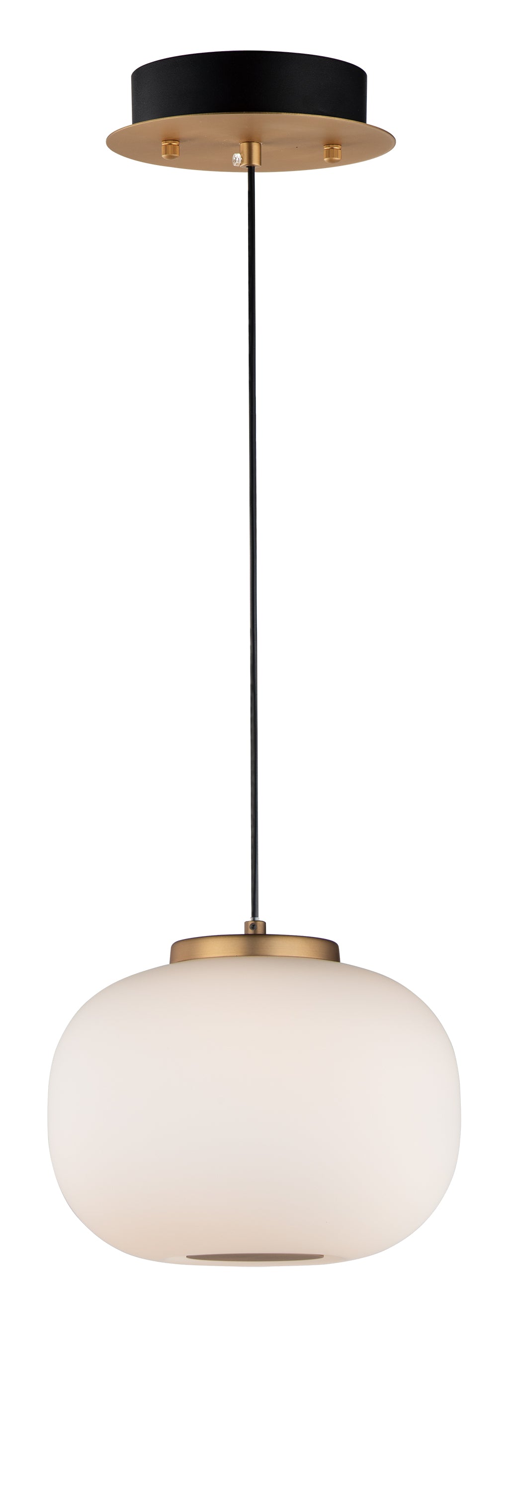 Soji 2-Light LED Pendant Black/Gold by ET2
