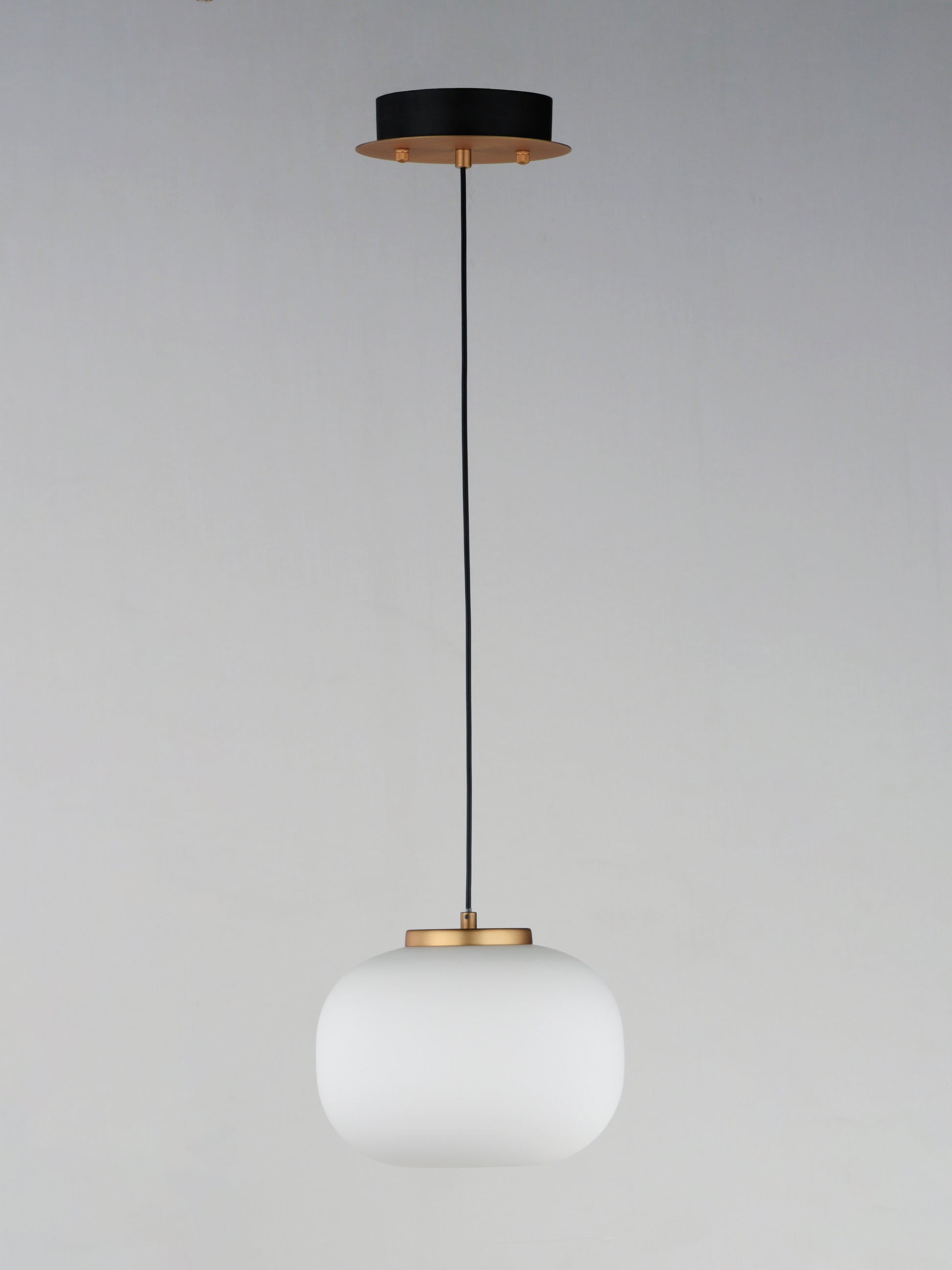 Soji 2-Light LED Pendant Black/Gold by ET2