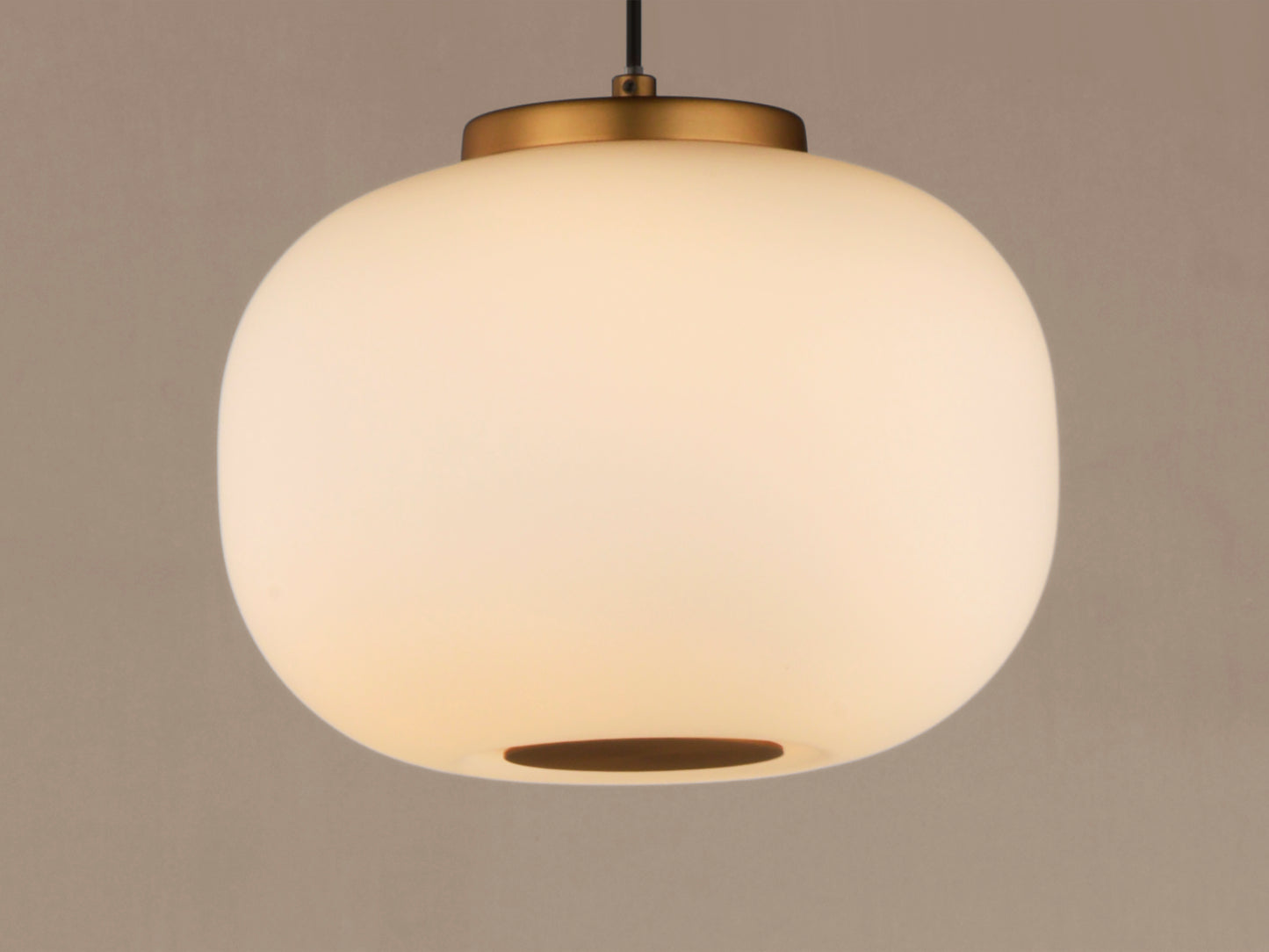 Soji 2-Light LED Pendant Black/Gold by ET2