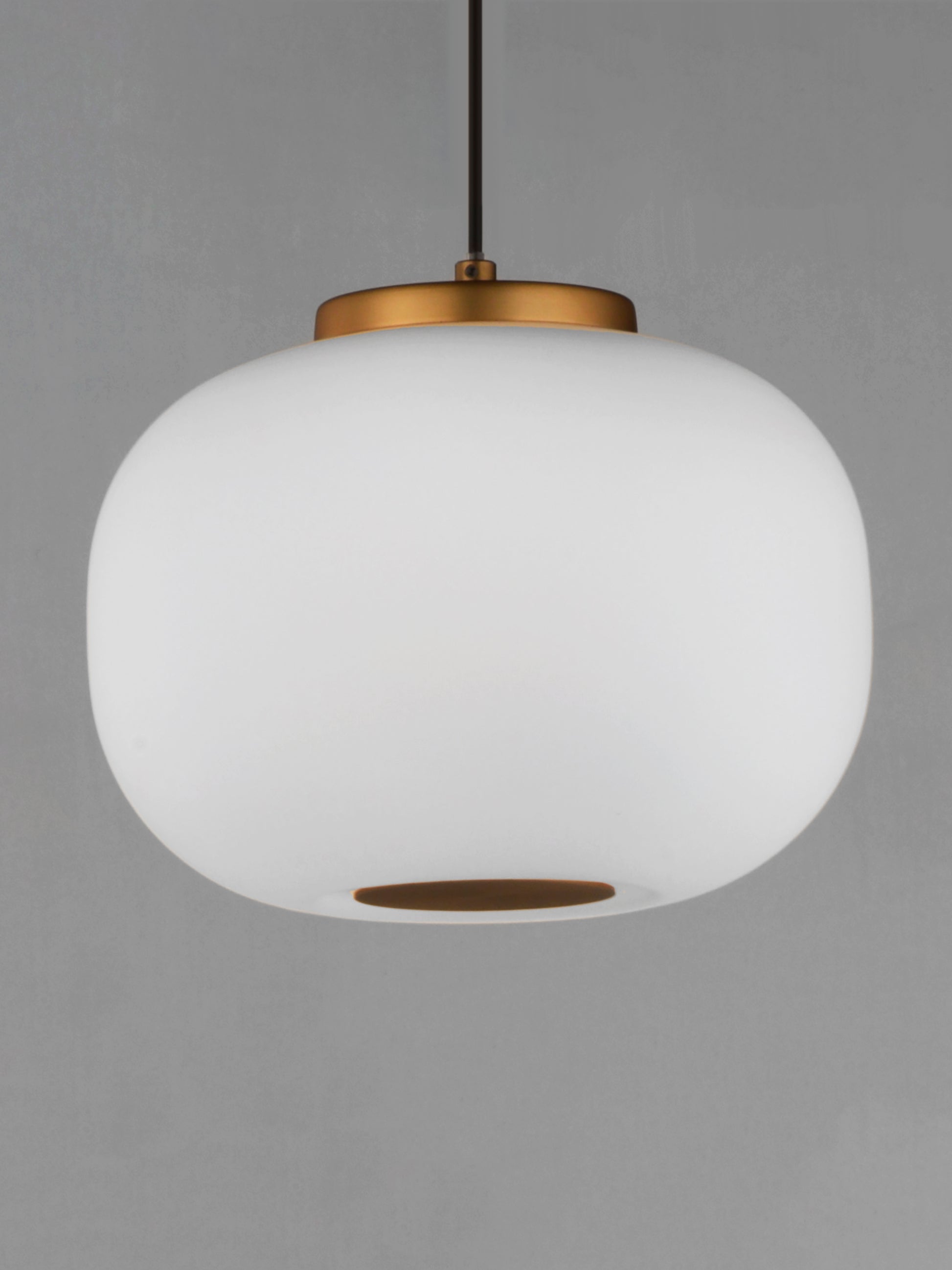 Soji 2-Light LED Pendant Black/Gold by ET2