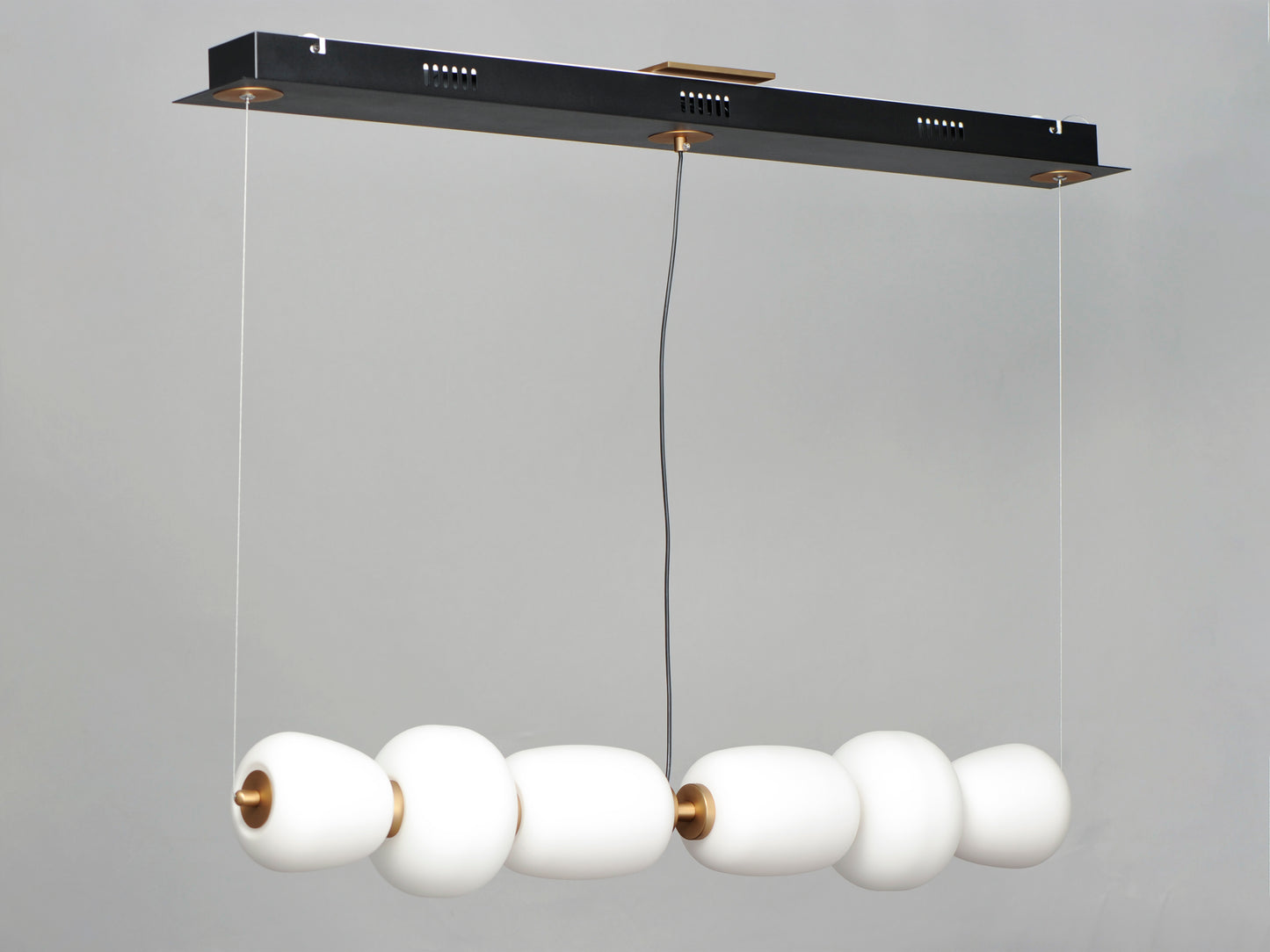 Soji 40" LED Linear Pendant Black/Gold by ET2