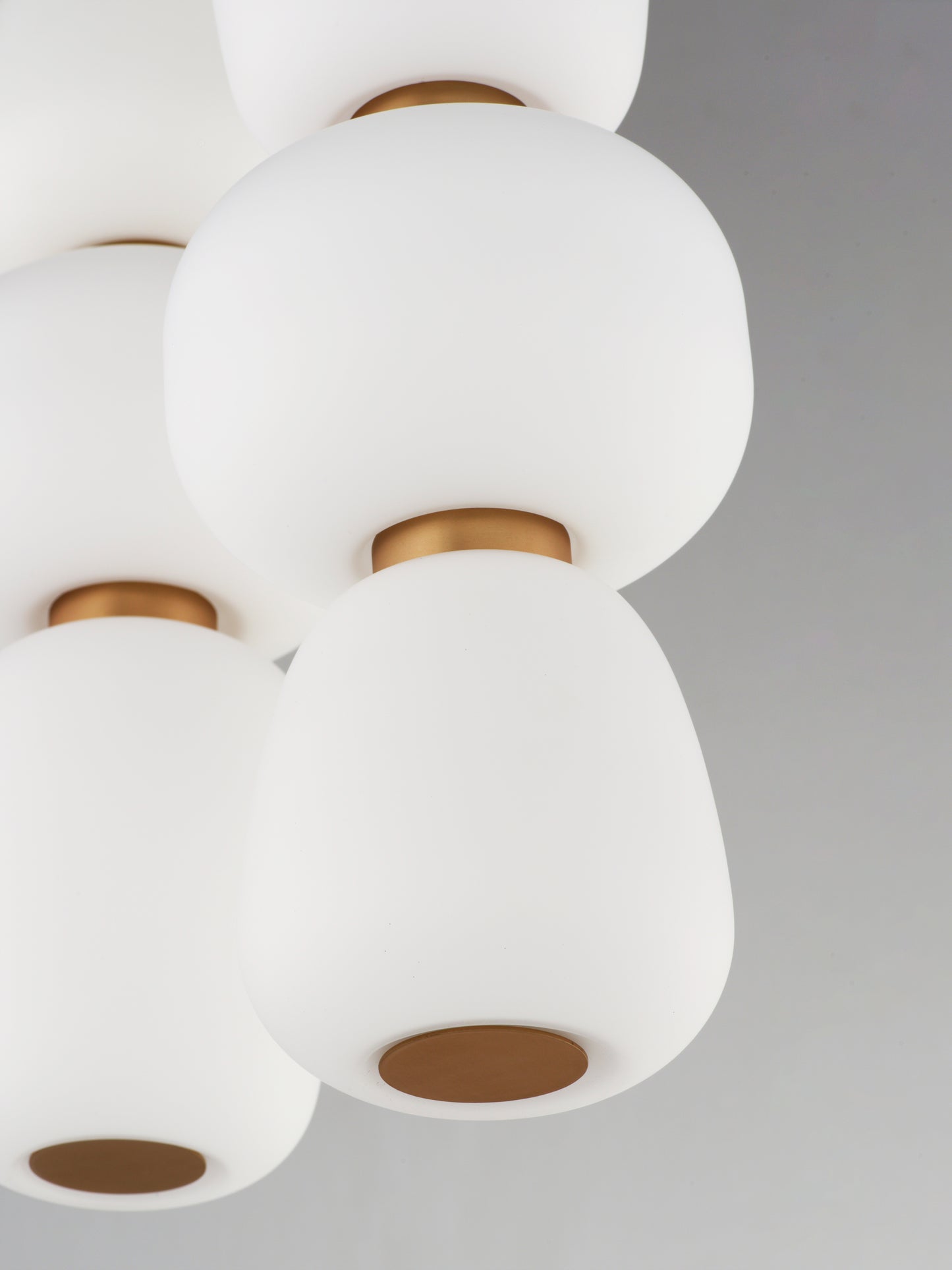 Soji 3-Light LED Pendant Black/Gold by ET2