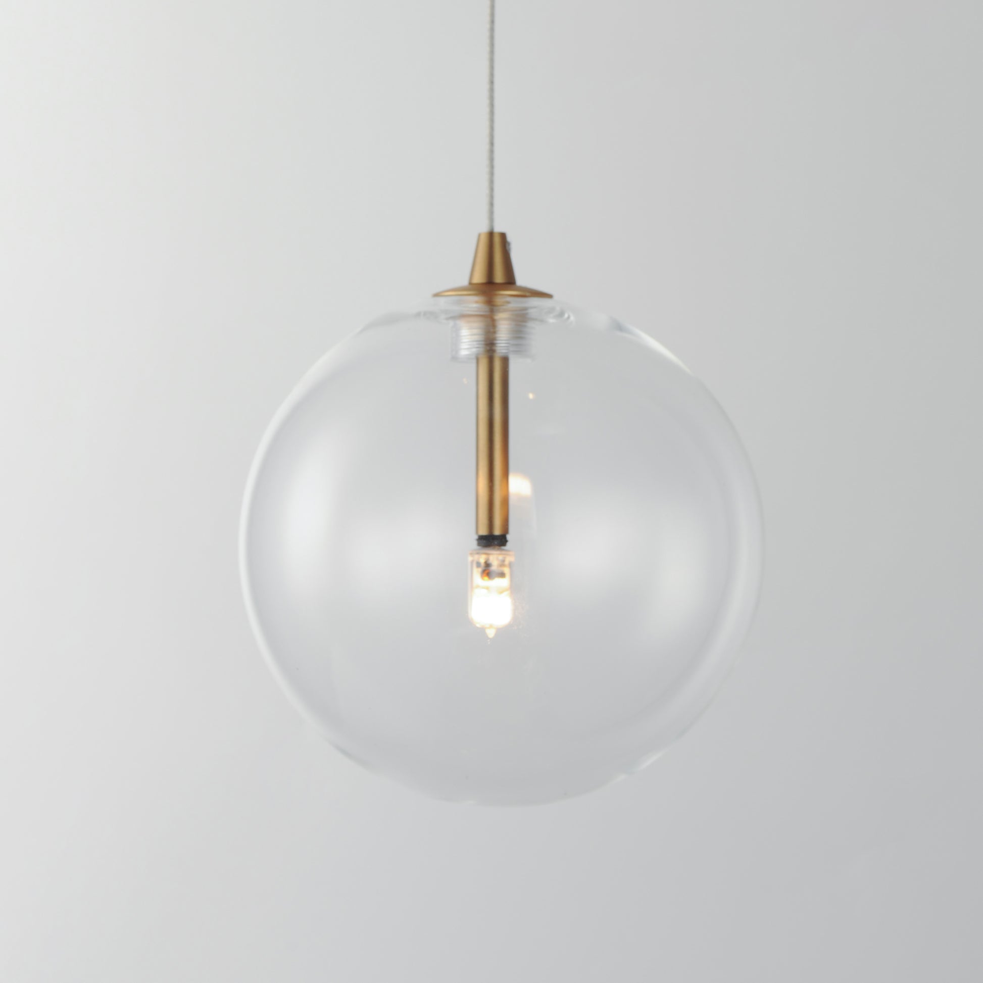 Global LED Pendant Natural Aged Brass by ET2