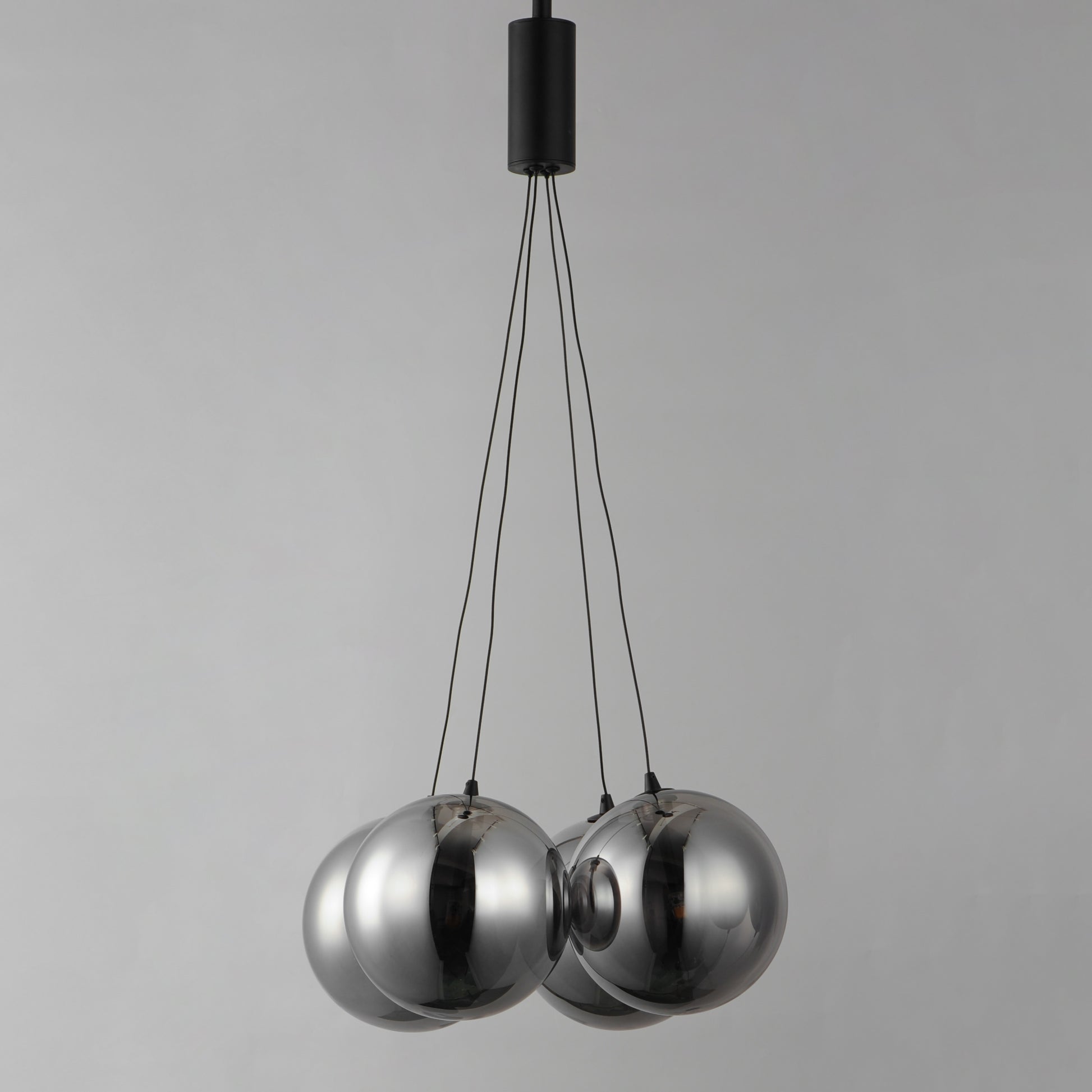 Burst 4-Light LED Pendant Smoke Black by ET2