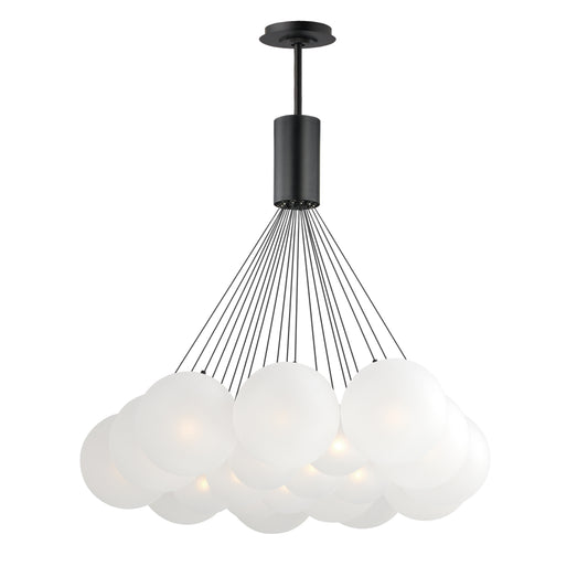 Burst 20-Light LED Pendant Frost Gold by ET2