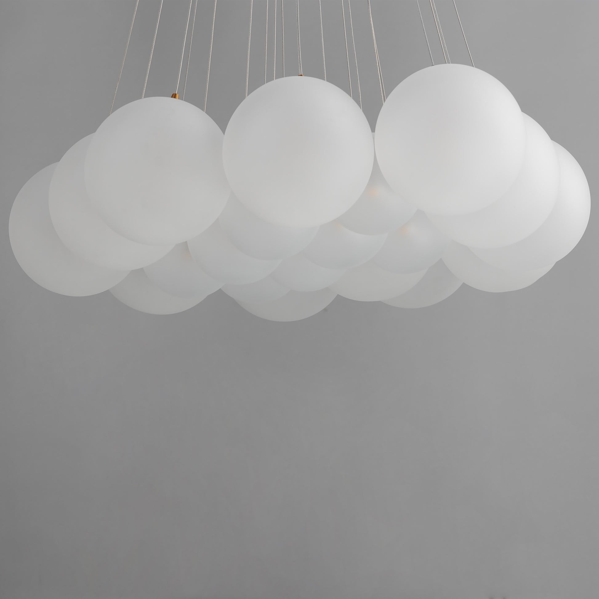 Burst 20-Light LED Pendant Frost Gold by ET2