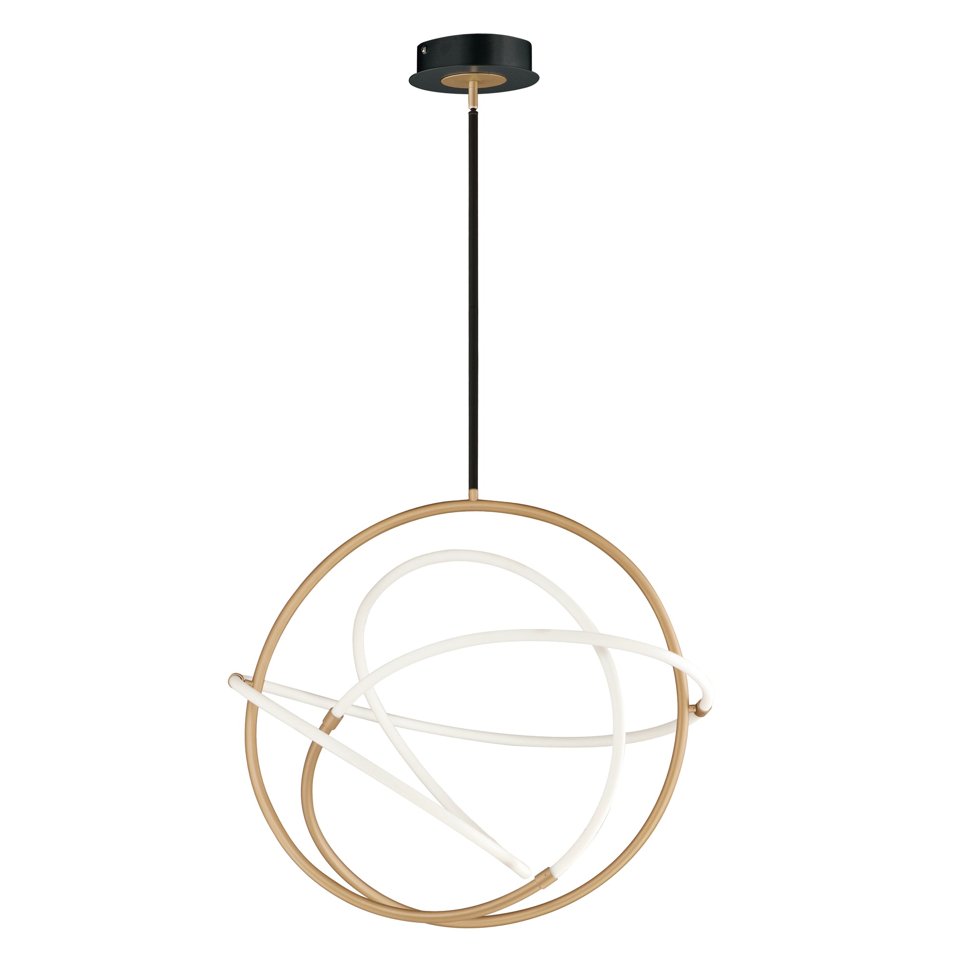 Mobius 31.5" LED Pendant Black/Gold by ET2