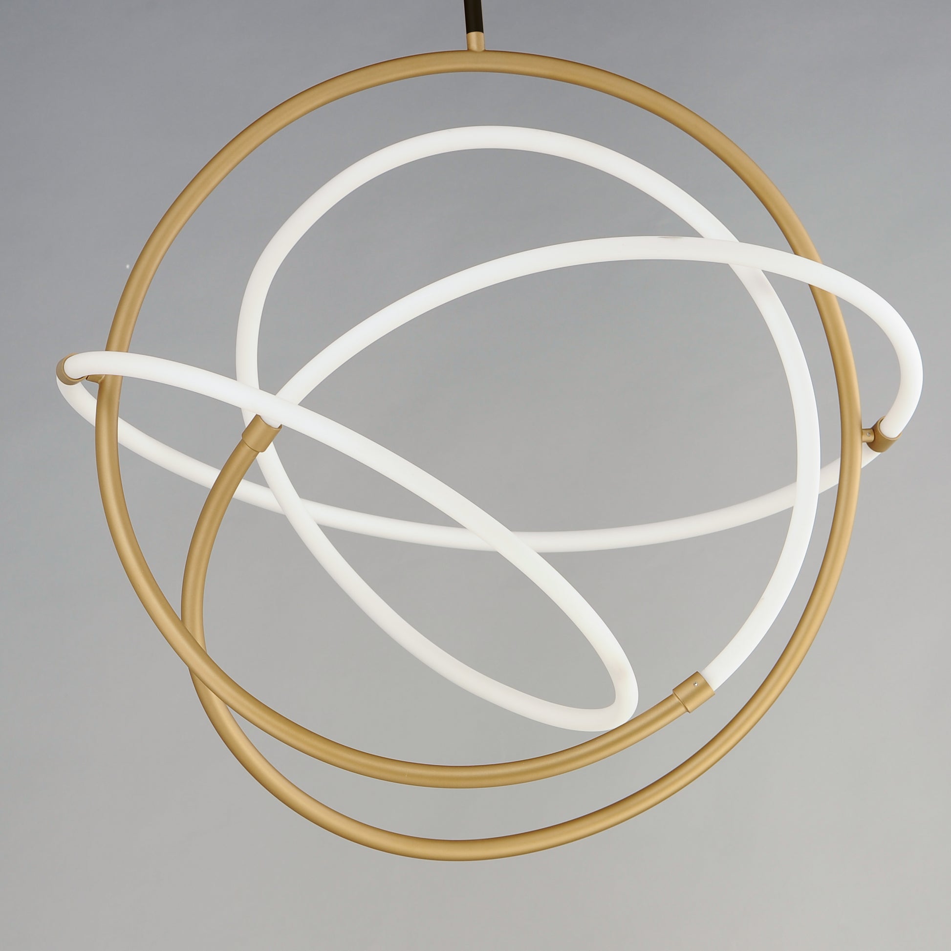 Mobius 31.5" LED Pendant Black/Gold by ET2