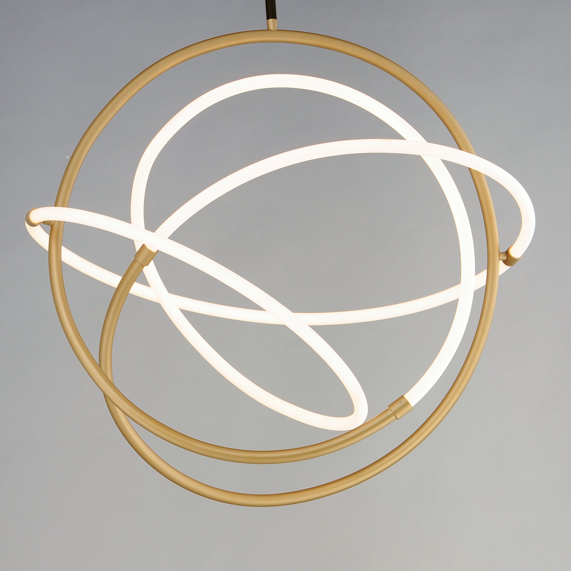 Mobius 31.5" LED Pendant Black/Gold by ET2