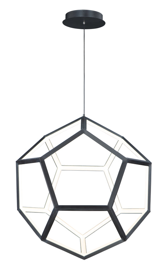 Penta Medium LED Pendant Black by ET2