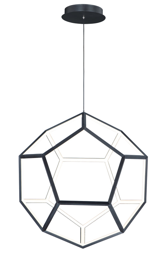 Penta Large LED Pendant Black by ET2