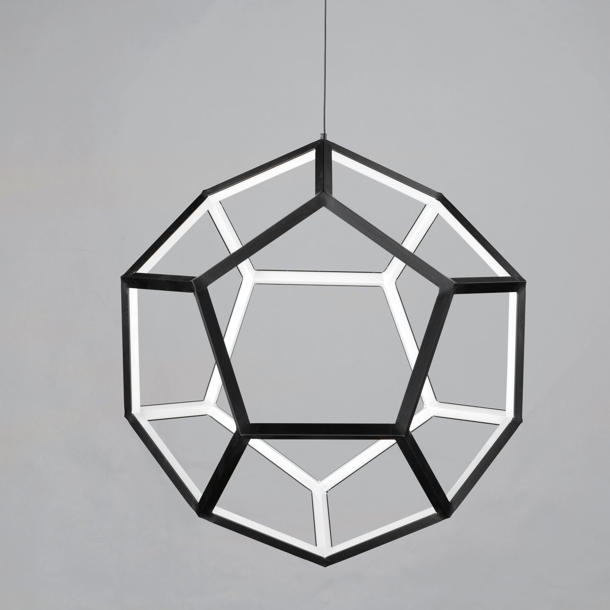 Penta Large LED Pendant Black by ET2