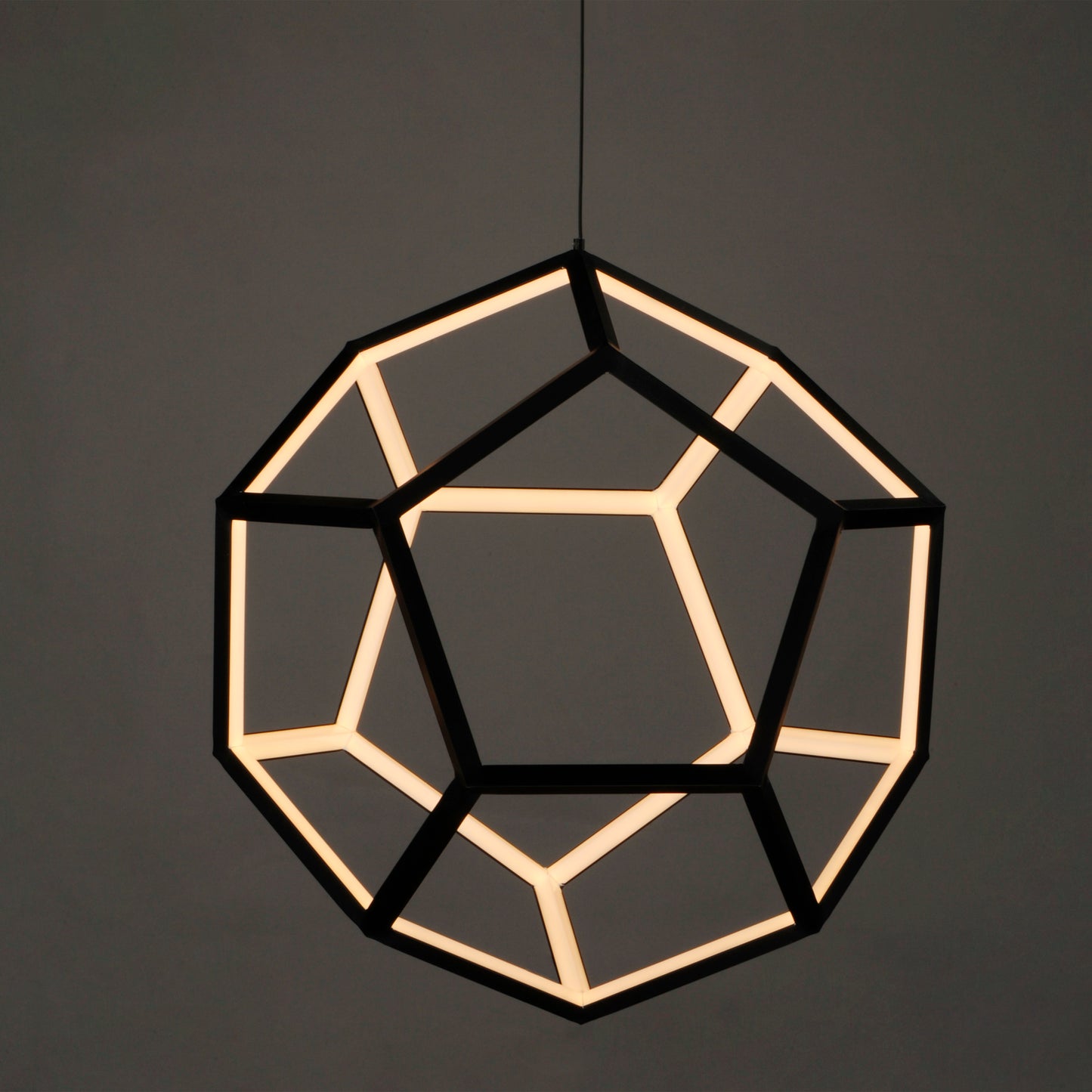 Penta Large LED Pendant Black by ET2