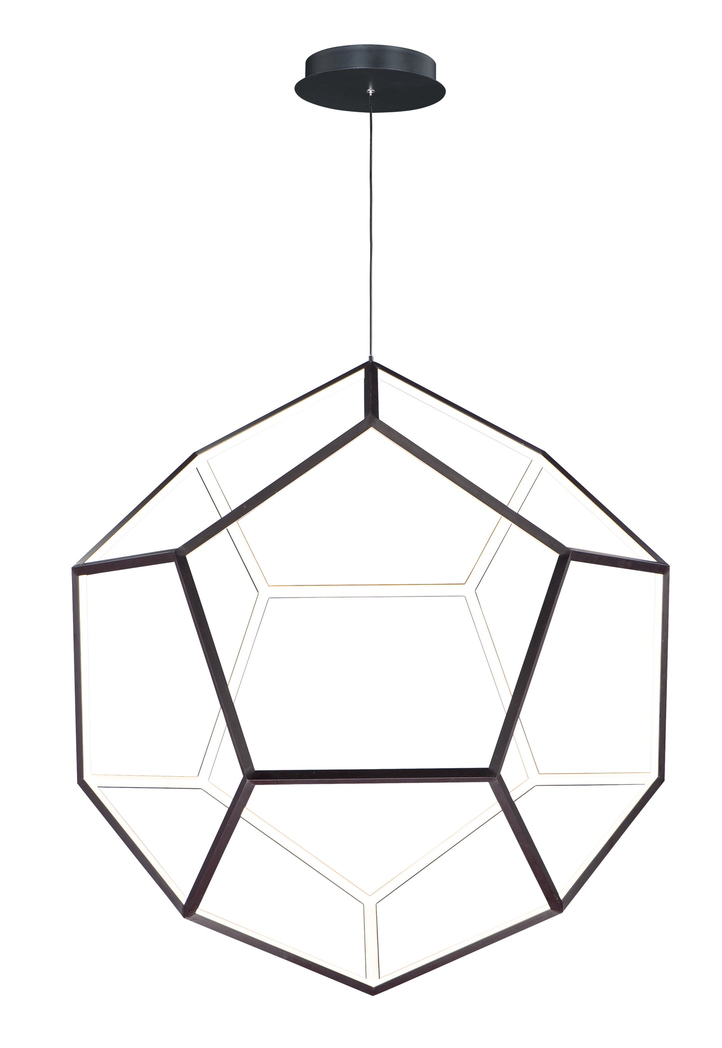 Penta x-Large LED Pendant Black by ET2
