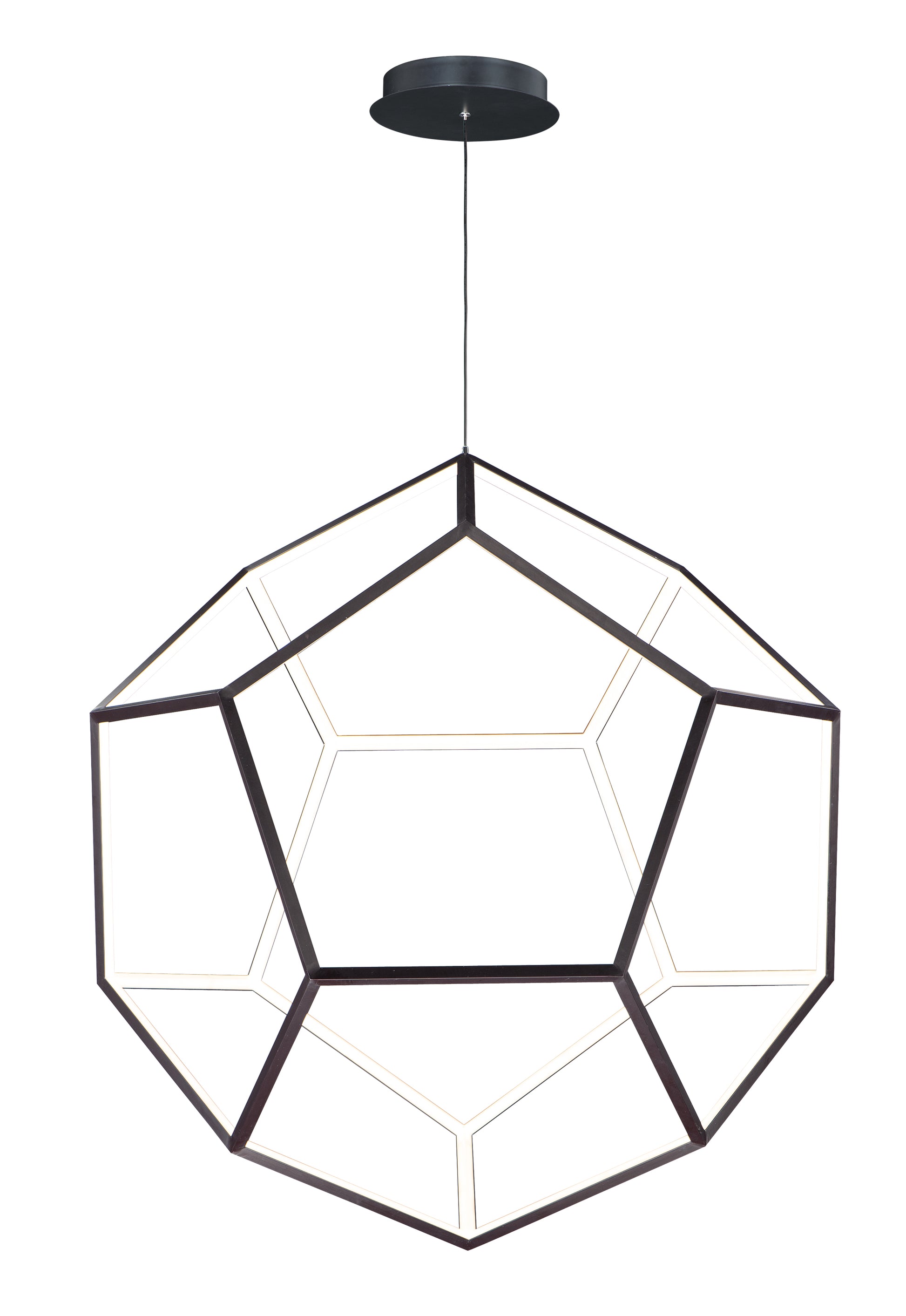 Penta x-Large LED Pendant Black by ET2