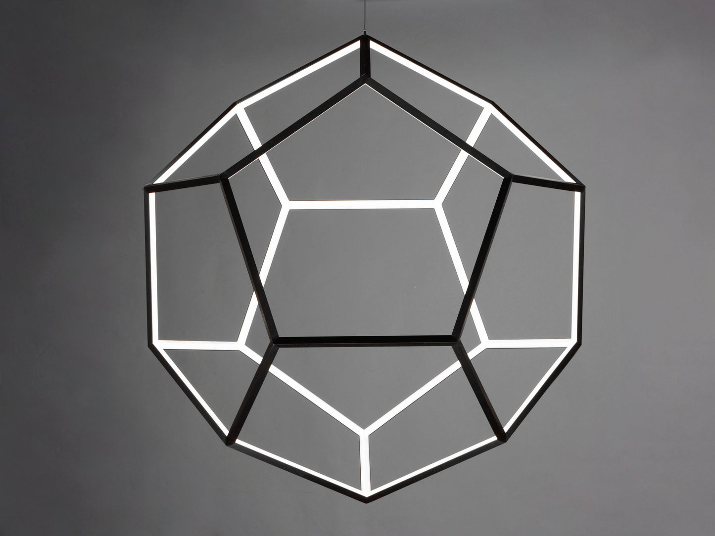 Penta x-Large LED Pendant Black by ET2