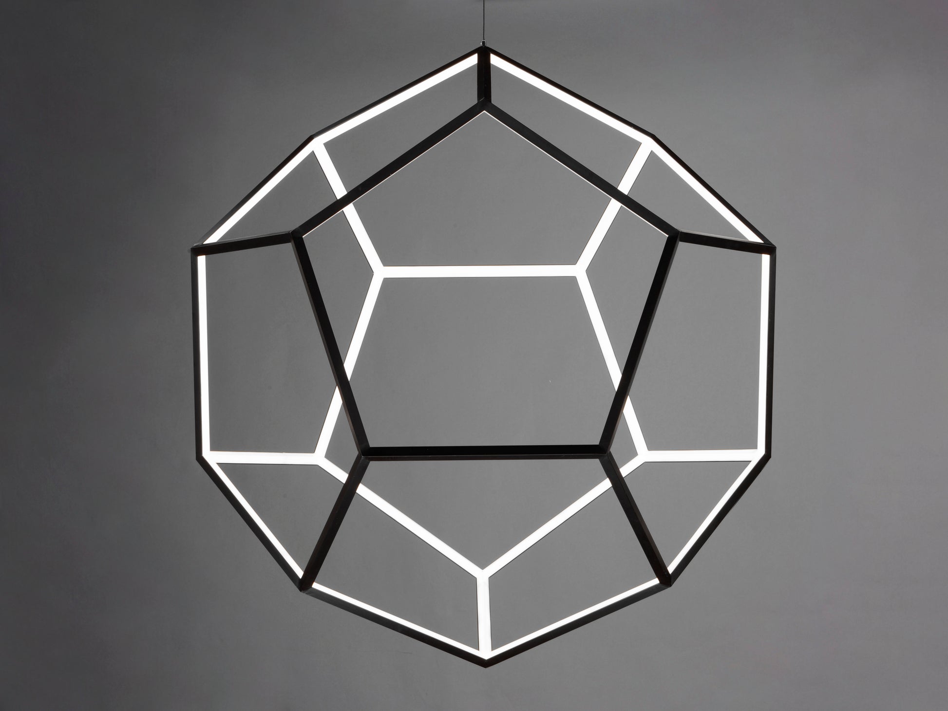 Penta x-Large LED Pendant Black by ET2