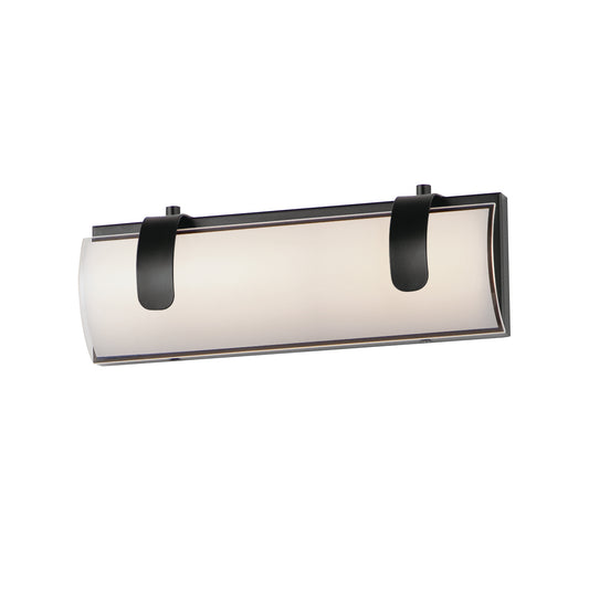 Clutch 13" LED Bath Vanity Black by ET2