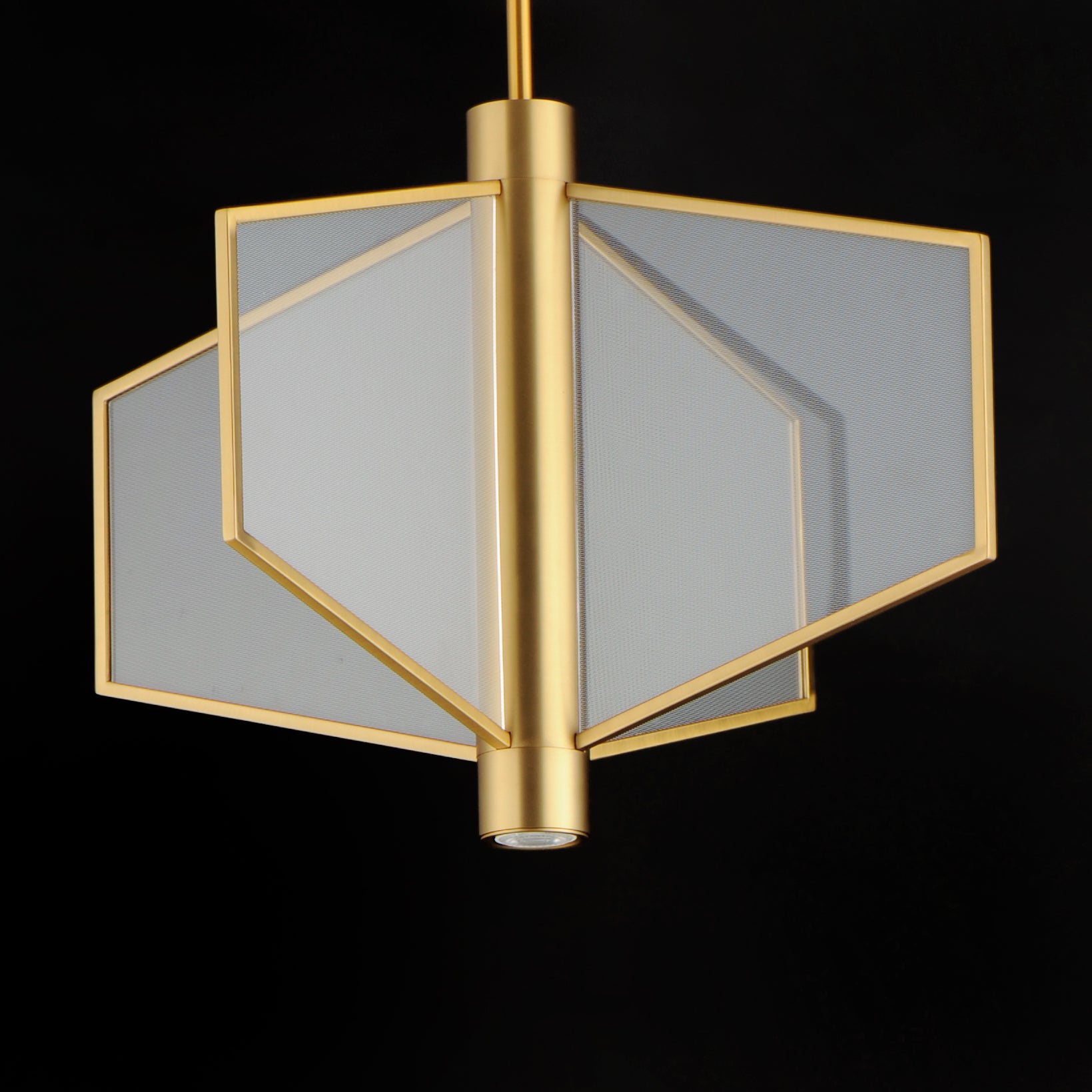 Telstar 26" Wide LED Pendant Natural Aged Brass by ET2