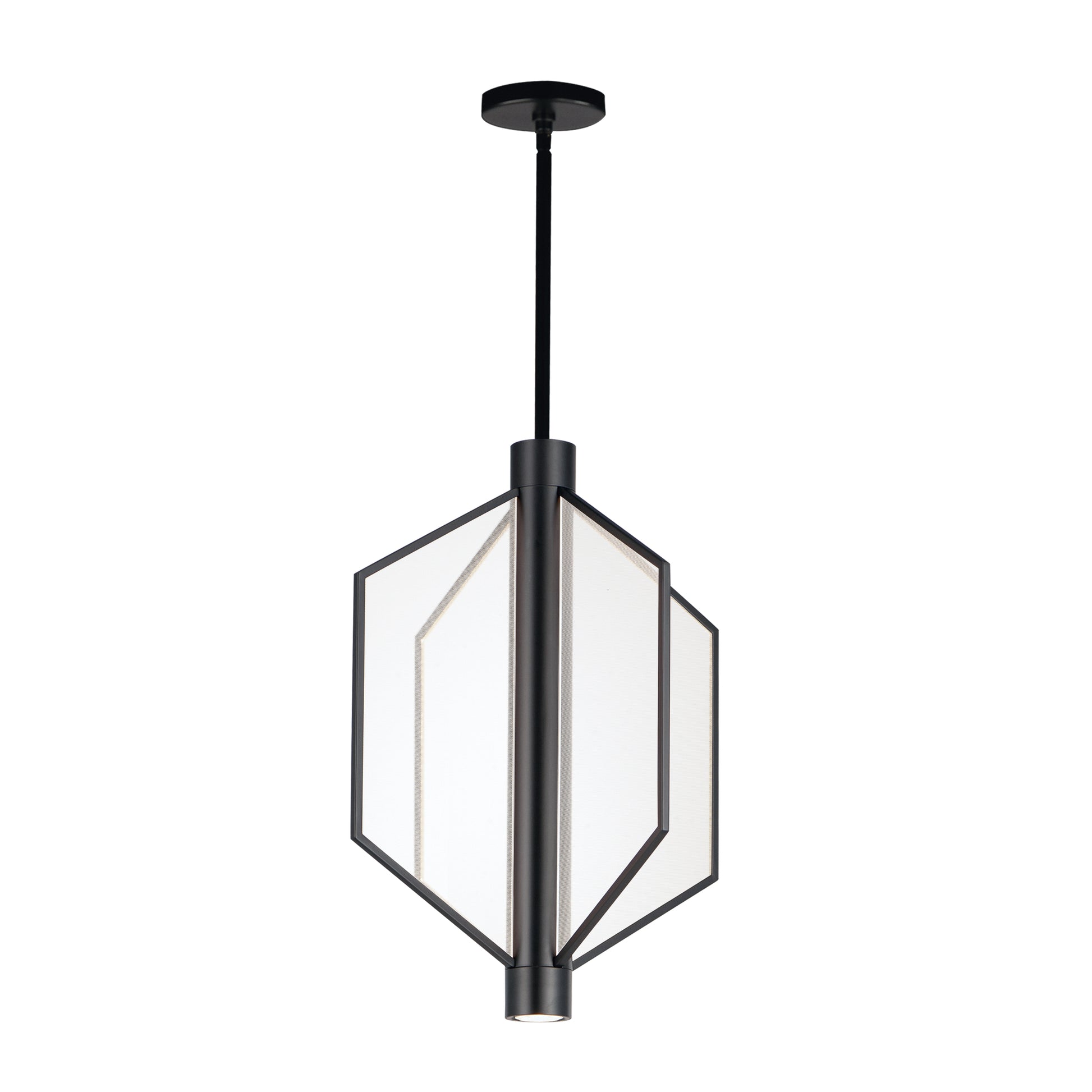 Telstar Medium LED Pendant Black by ET2