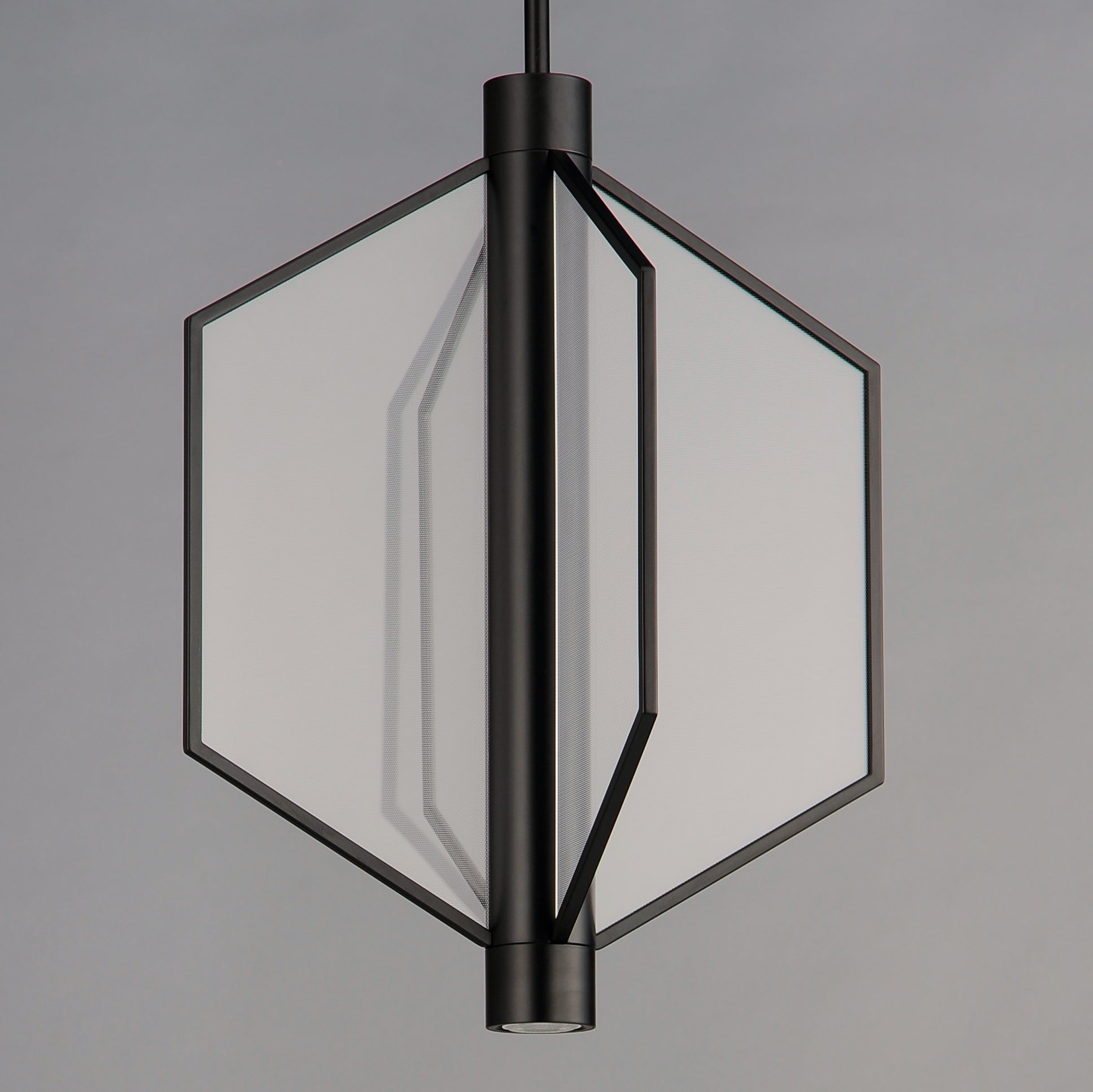 Telstar Medium LED Pendant Black by ET2