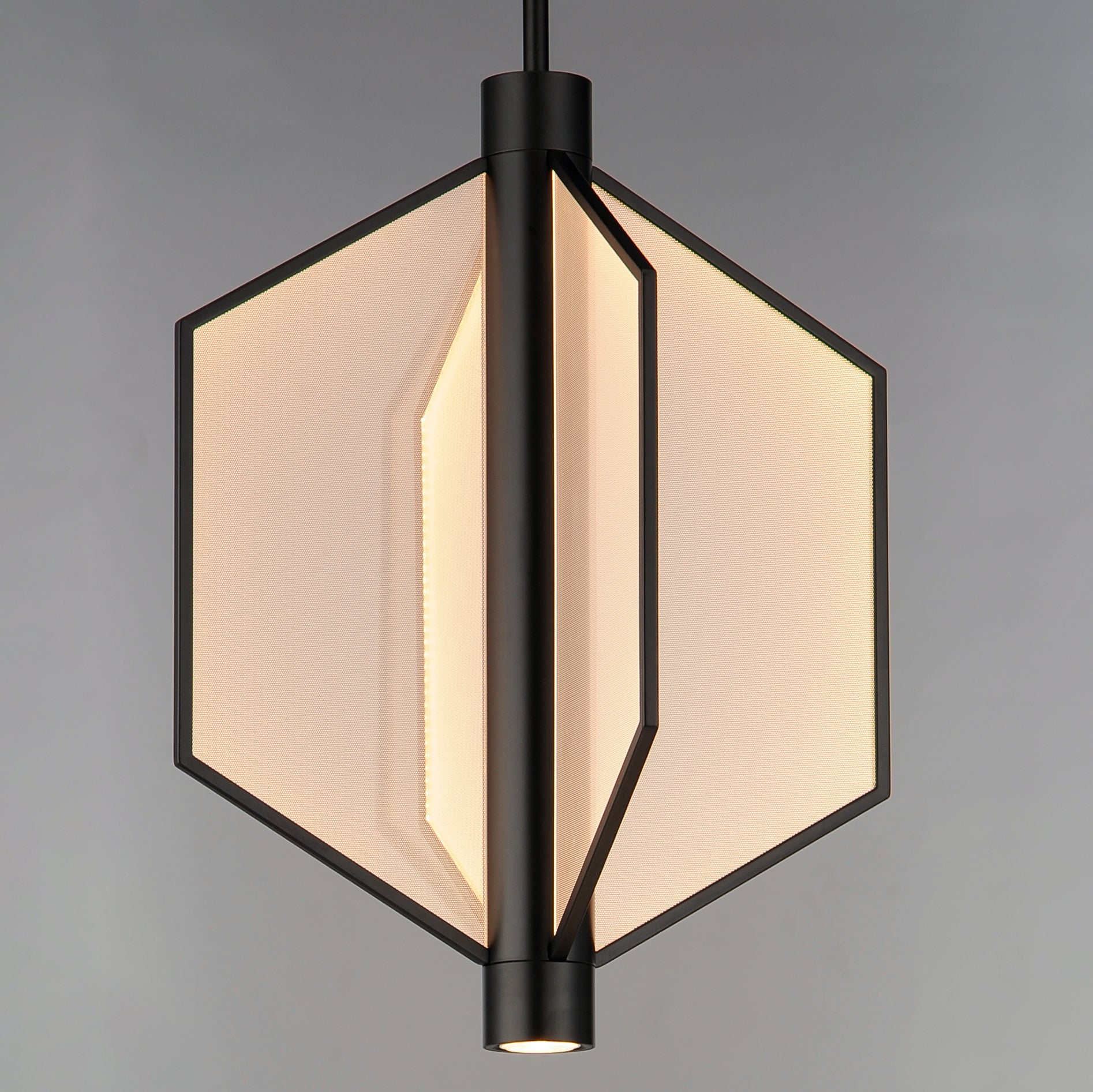 Telstar Medium LED Pendant Black by ET2
