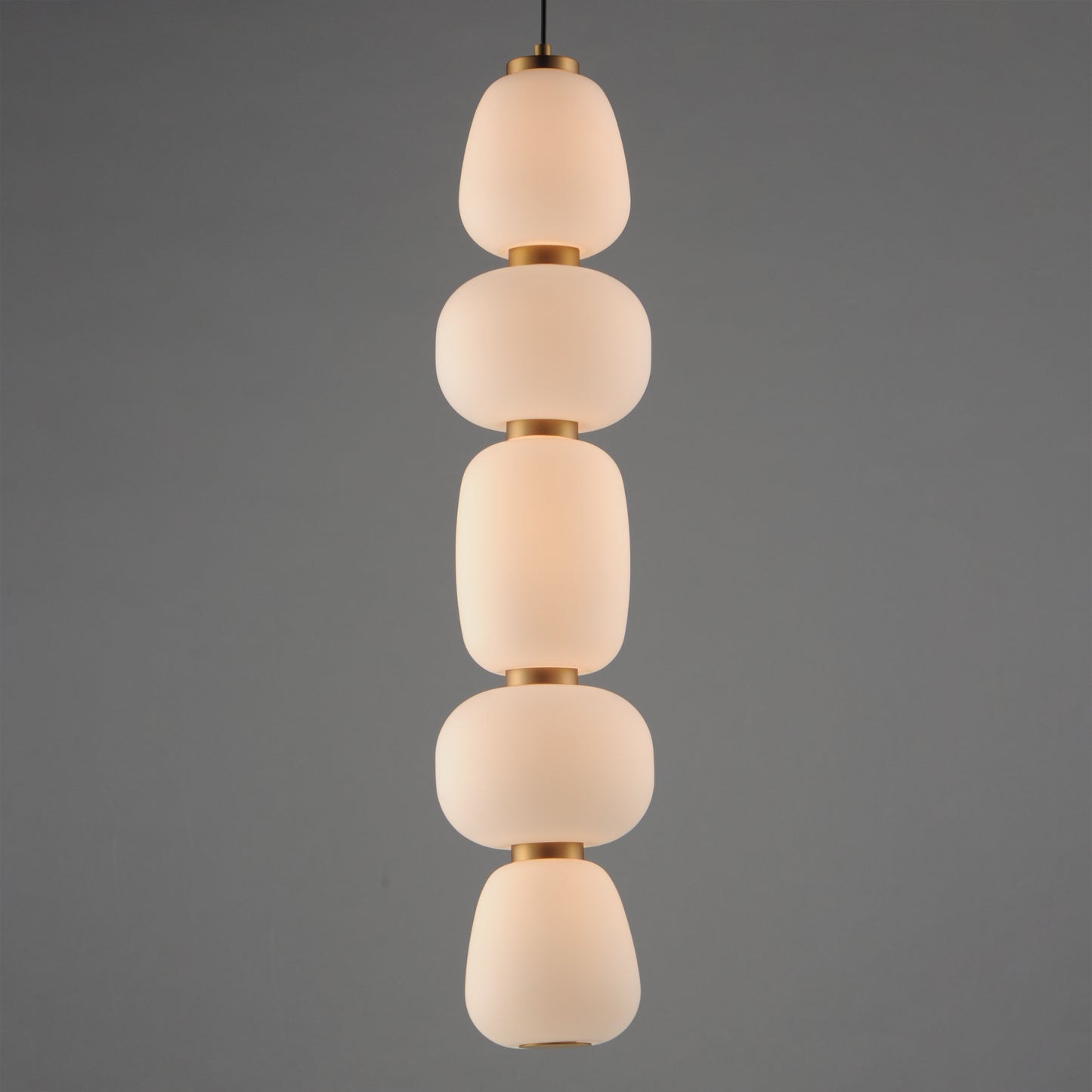 Soji LED Pendant Black/Gold by ET2