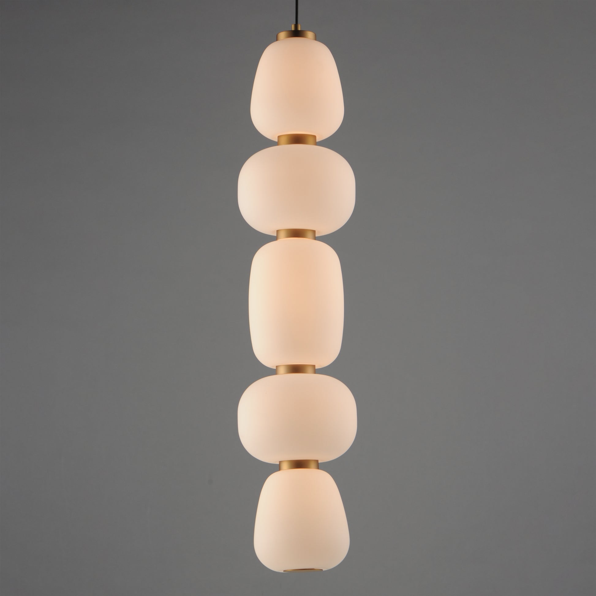 Soji LED Pendant Black/Gold by ET2