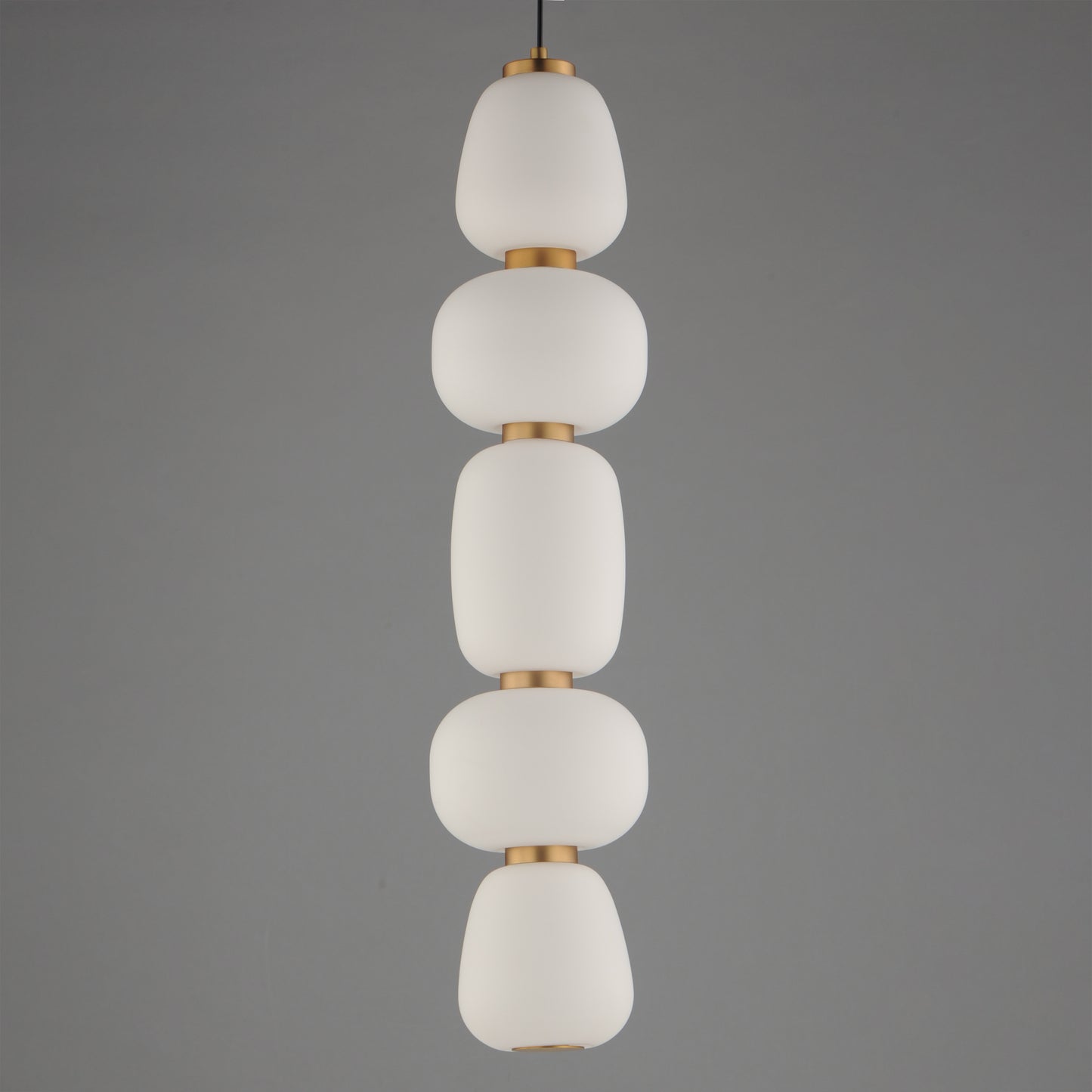 Soji LED Pendant Black/Gold by ET2