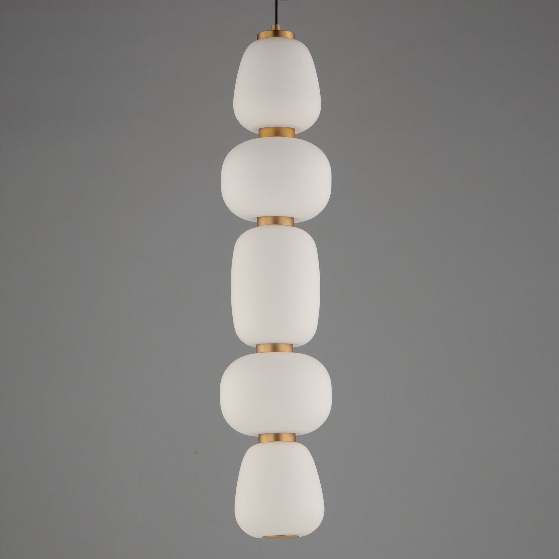 Soji LED Pendant Black/Gold by ET2