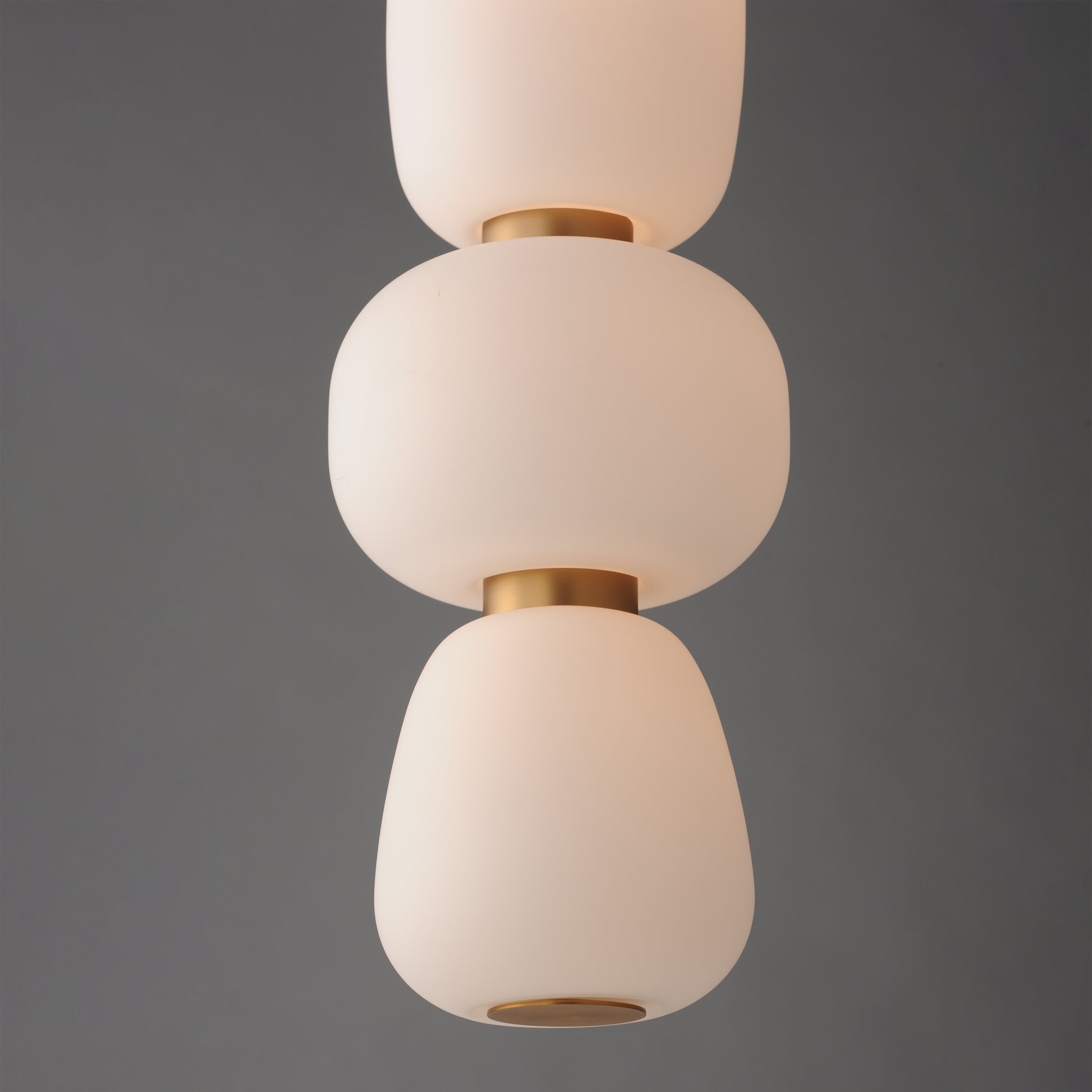 Soji LED Pendant Black/Gold by ET2