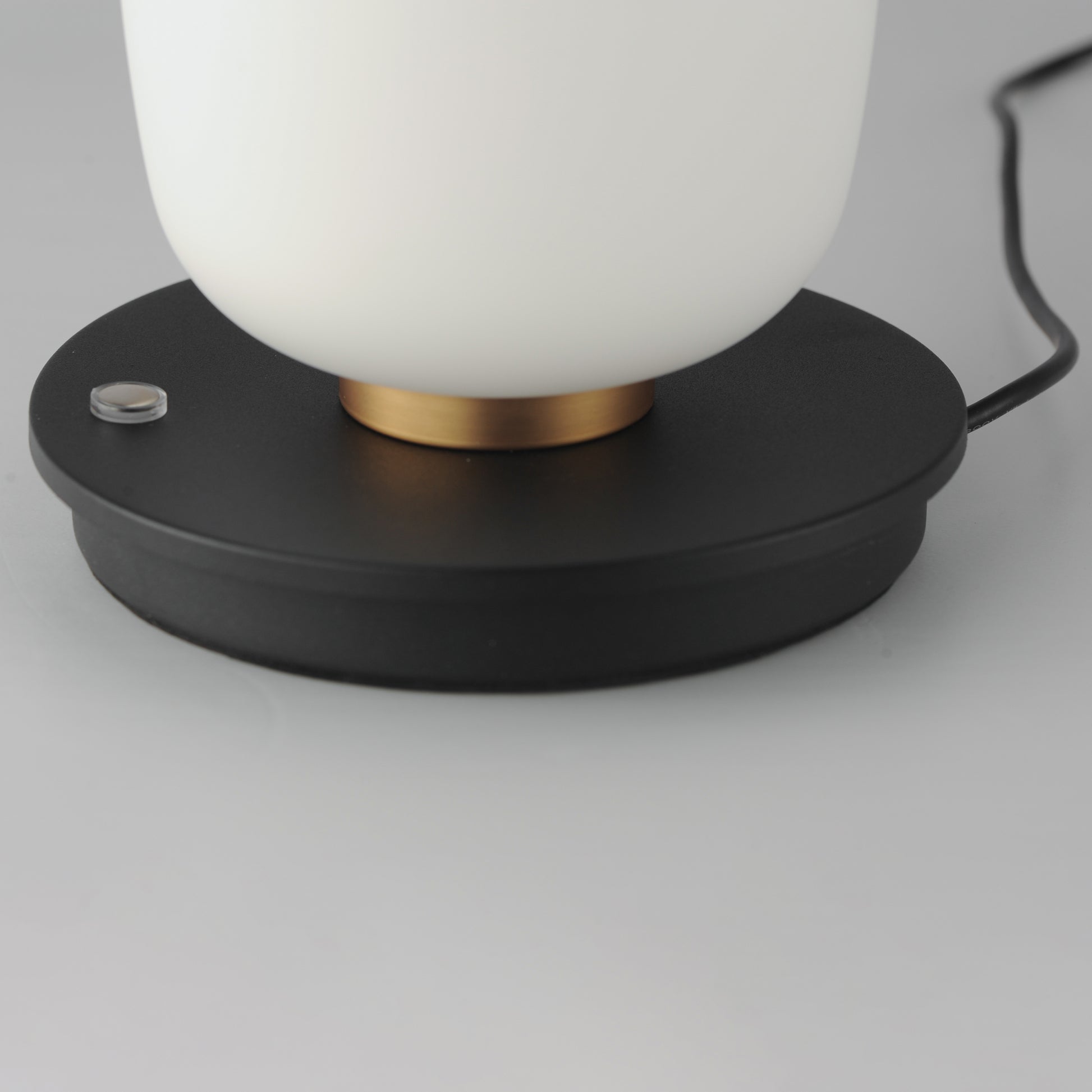 Soji Double Stack Portable Lamp Black/Gold by ET2
