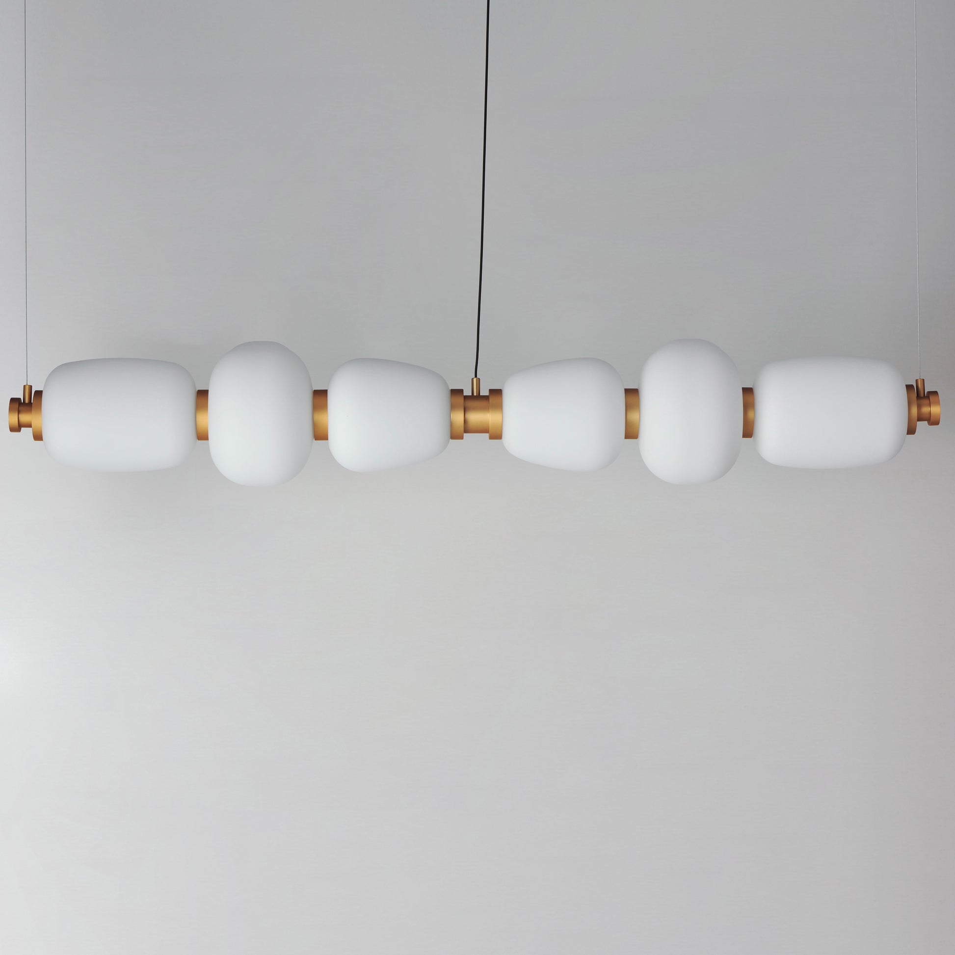 Soji 60" LED Linear Pendant Black/Gold by ET2