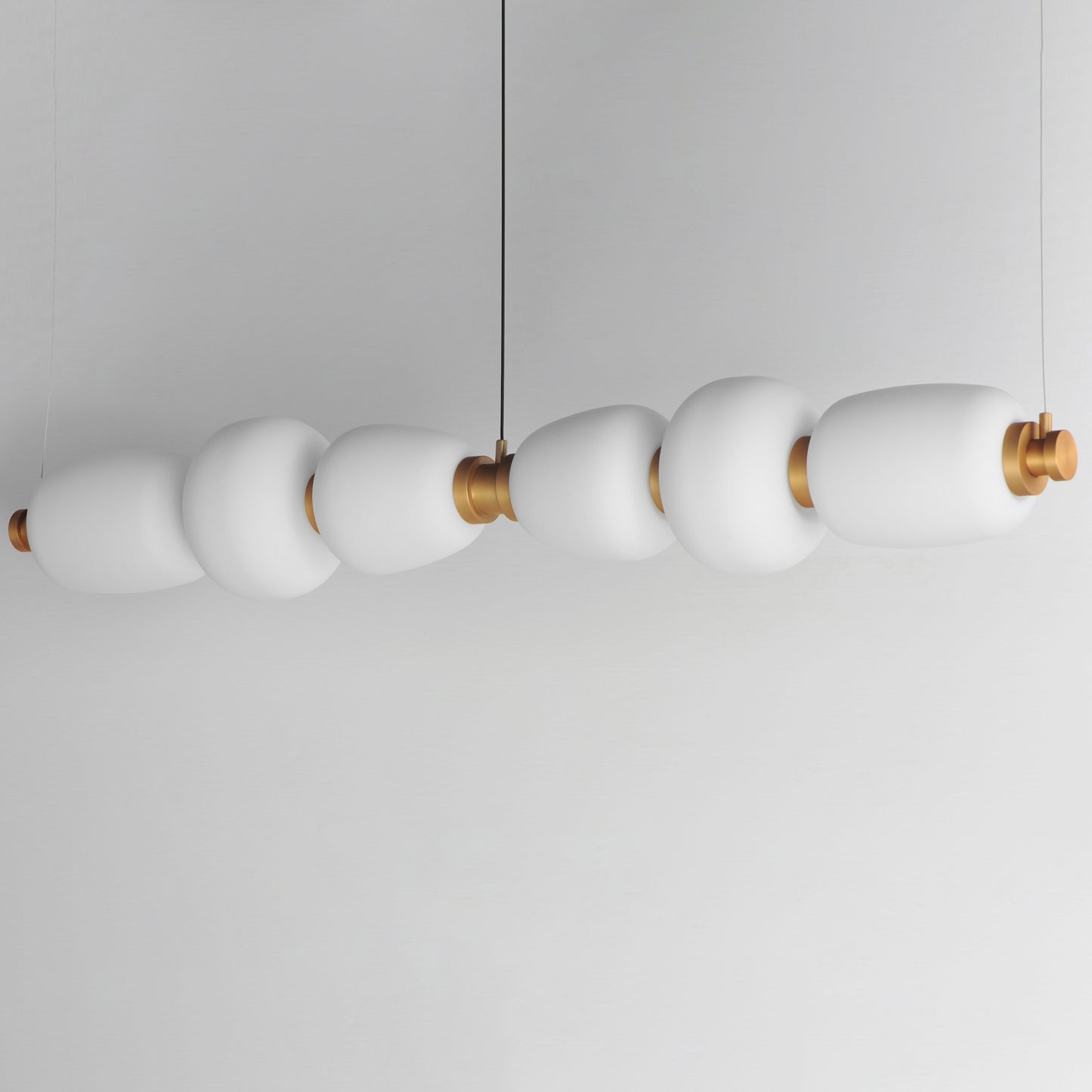 Soji 60" LED Linear Pendant Black/Gold by ET2