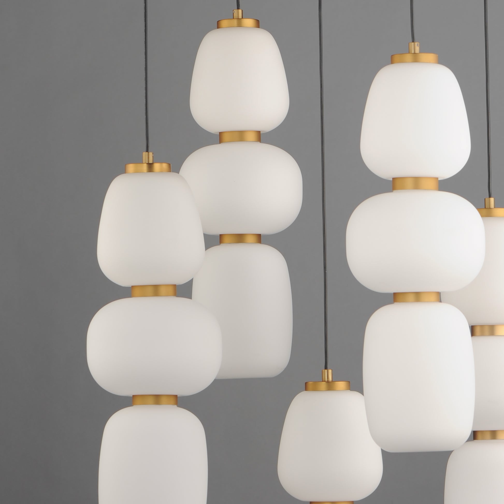Soji 5-Light Chandelier Black/Gold by ET2