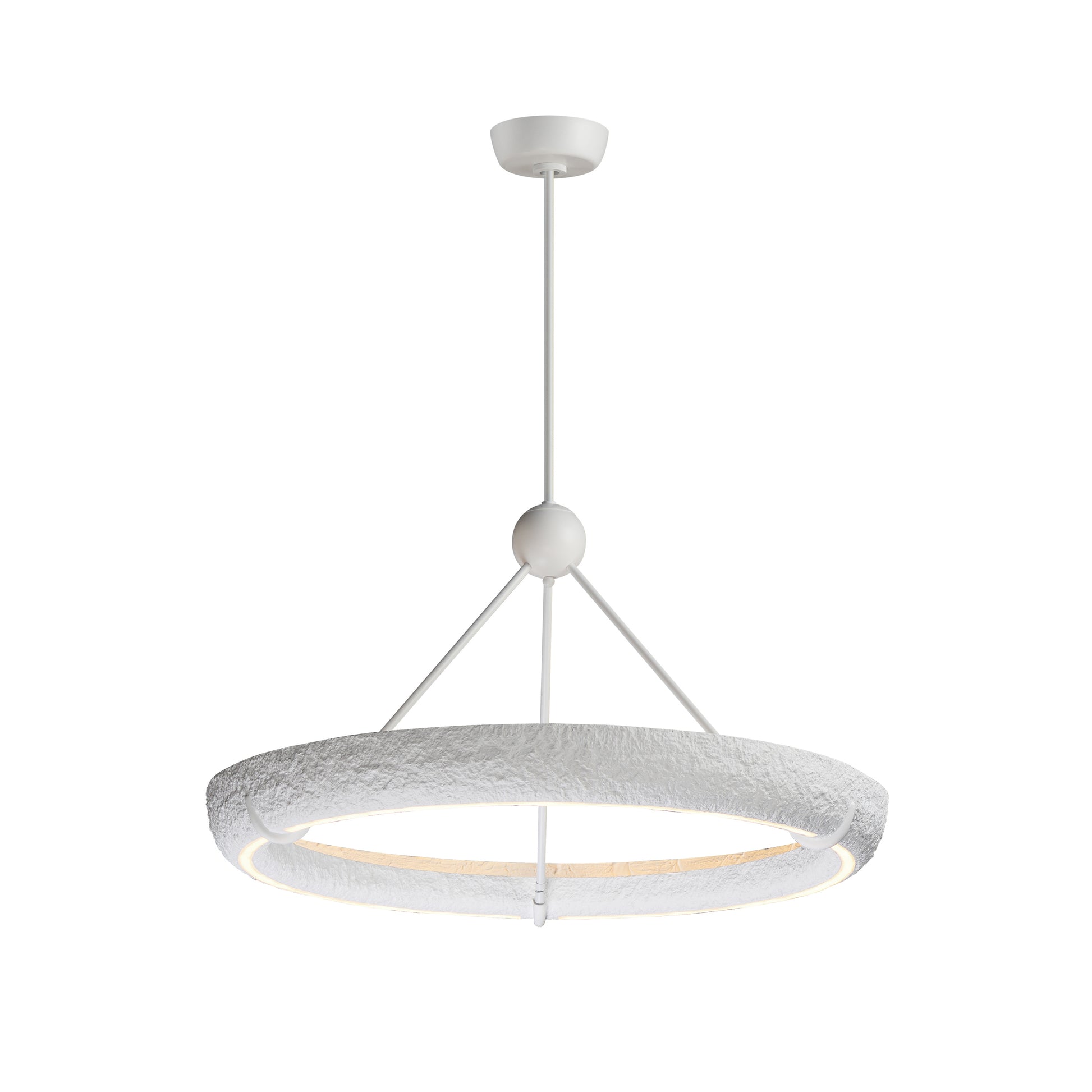 Geist 36" LED Pendant Textured White by ET2
