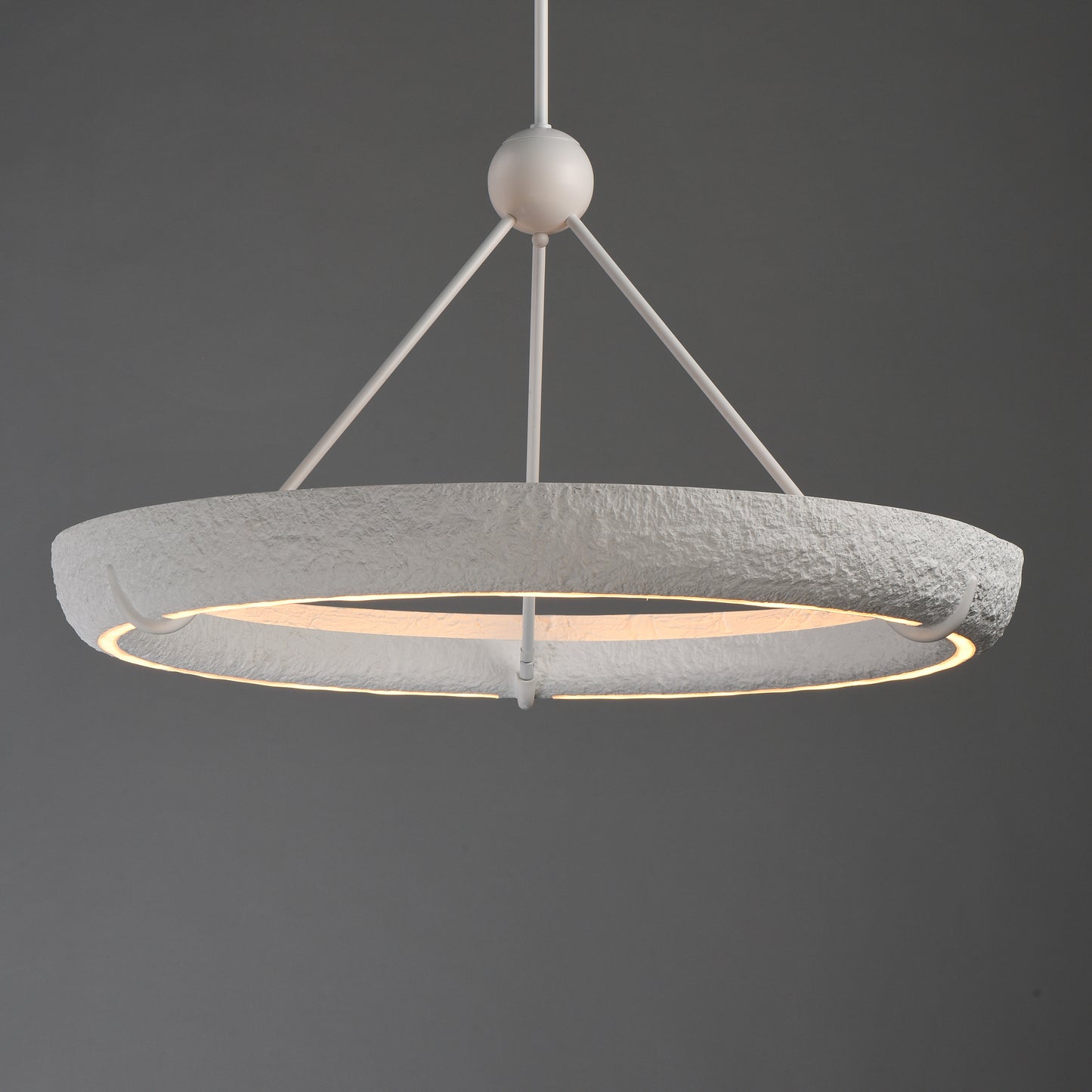 Geist 36" LED Pendant Textured White by ET2