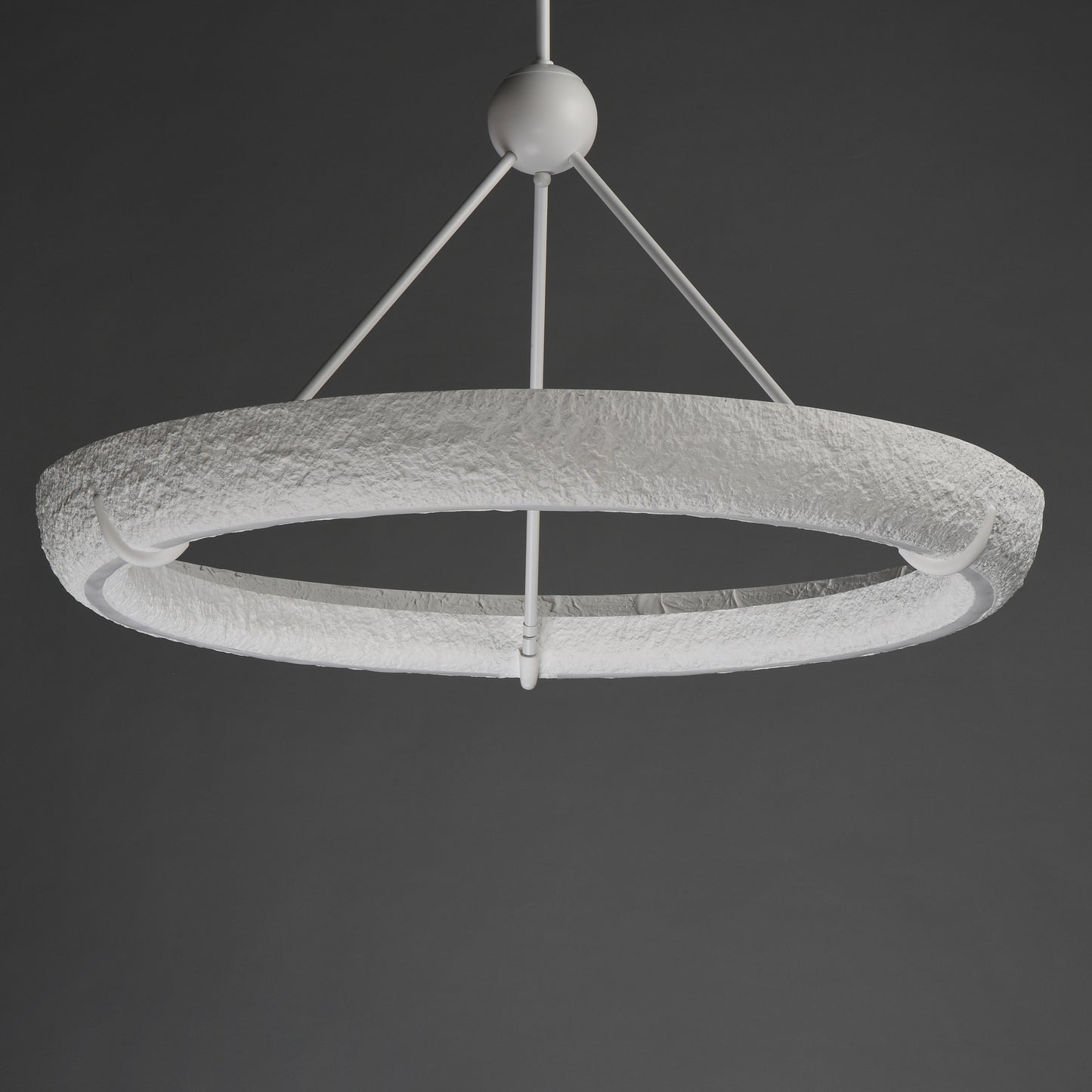 Geist 36" LED Pendant Textured White by ET2