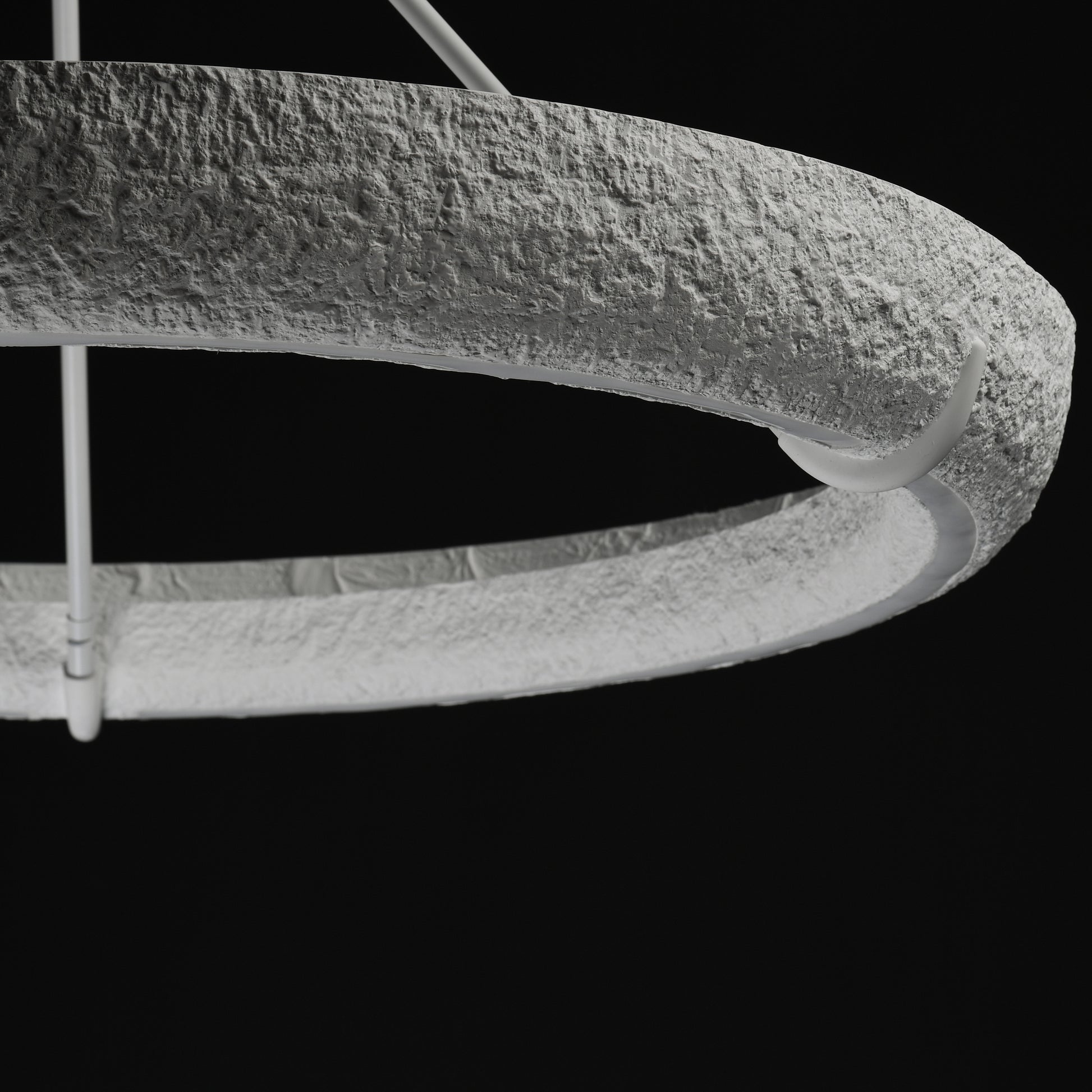 Geist 36" LED Pendant Textured White by ET2