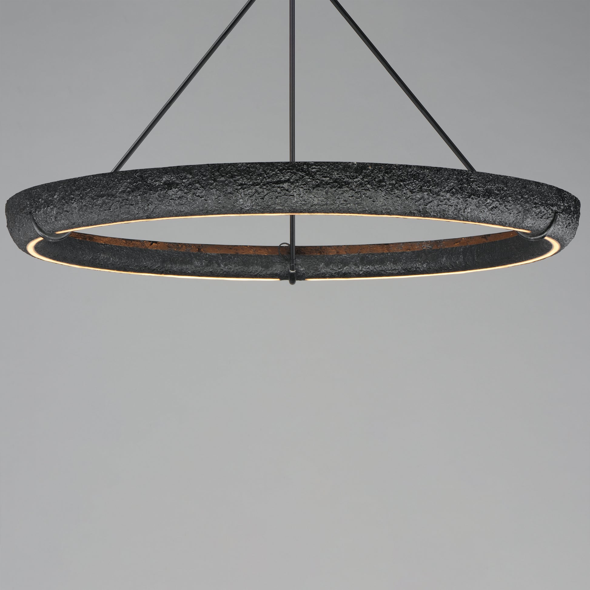 Geist 48" LED Pendant Black by ET2