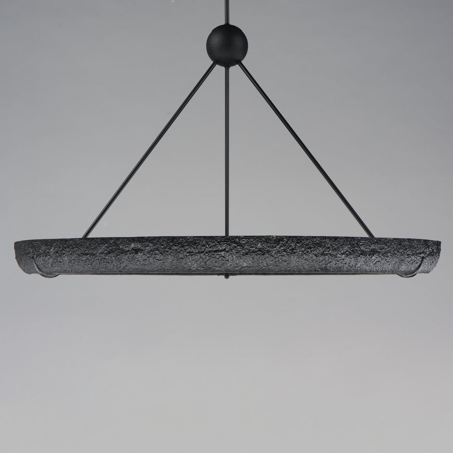Geist 48" LED Pendant Black by ET2